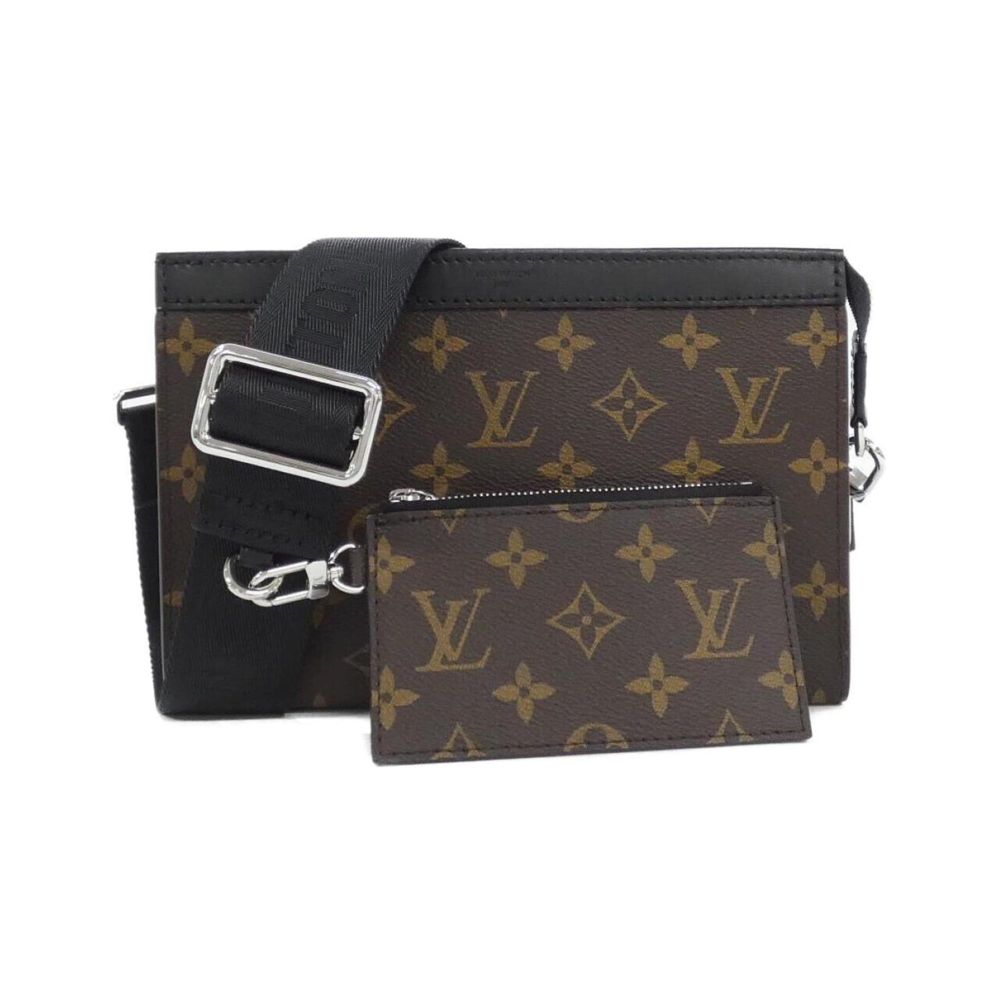 Louis Vuitton Brown Coated Canvas Shoulder Bag