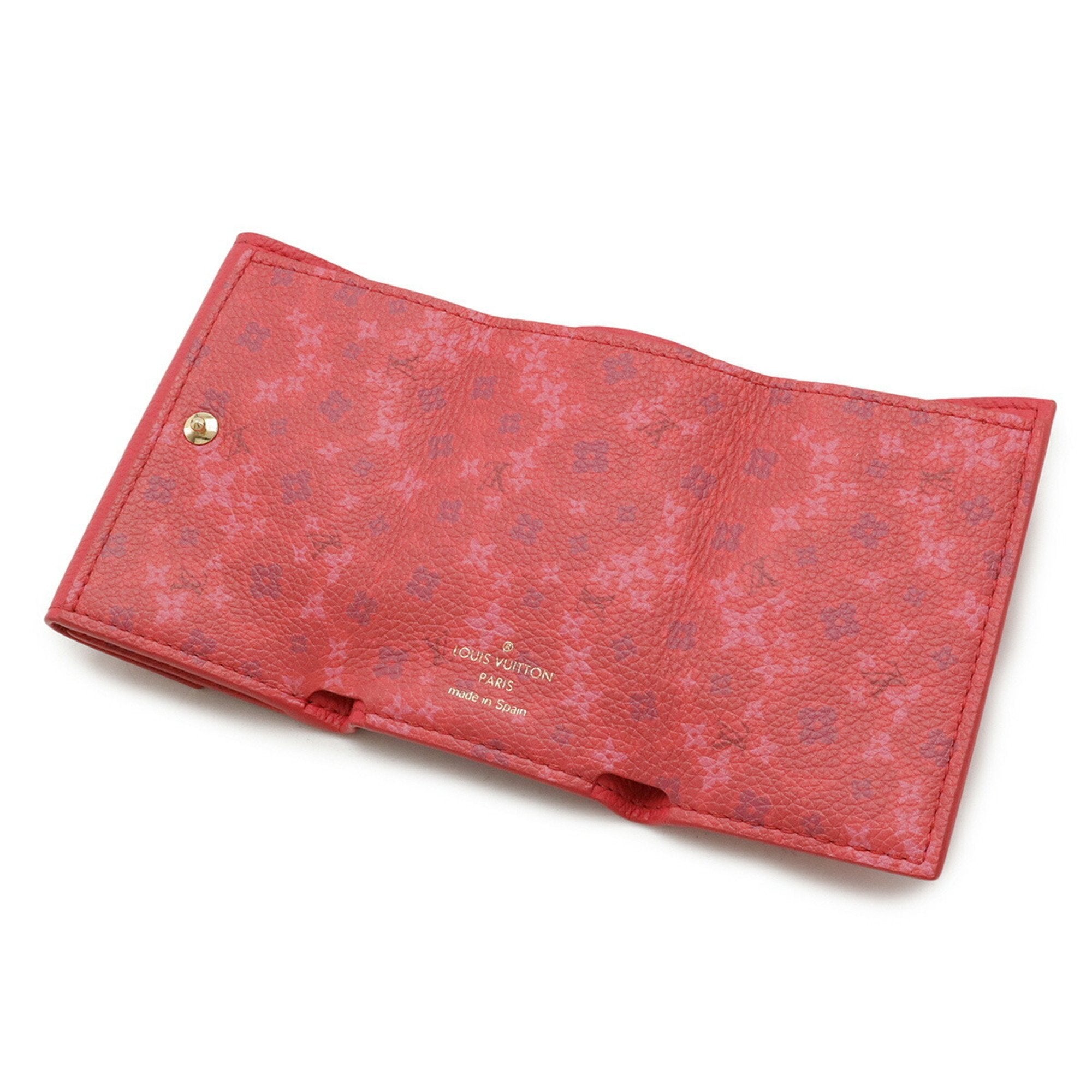 Louis Vuitton Fuchsia Fuchsia Pink Leather Wallet (Tri-Fold)