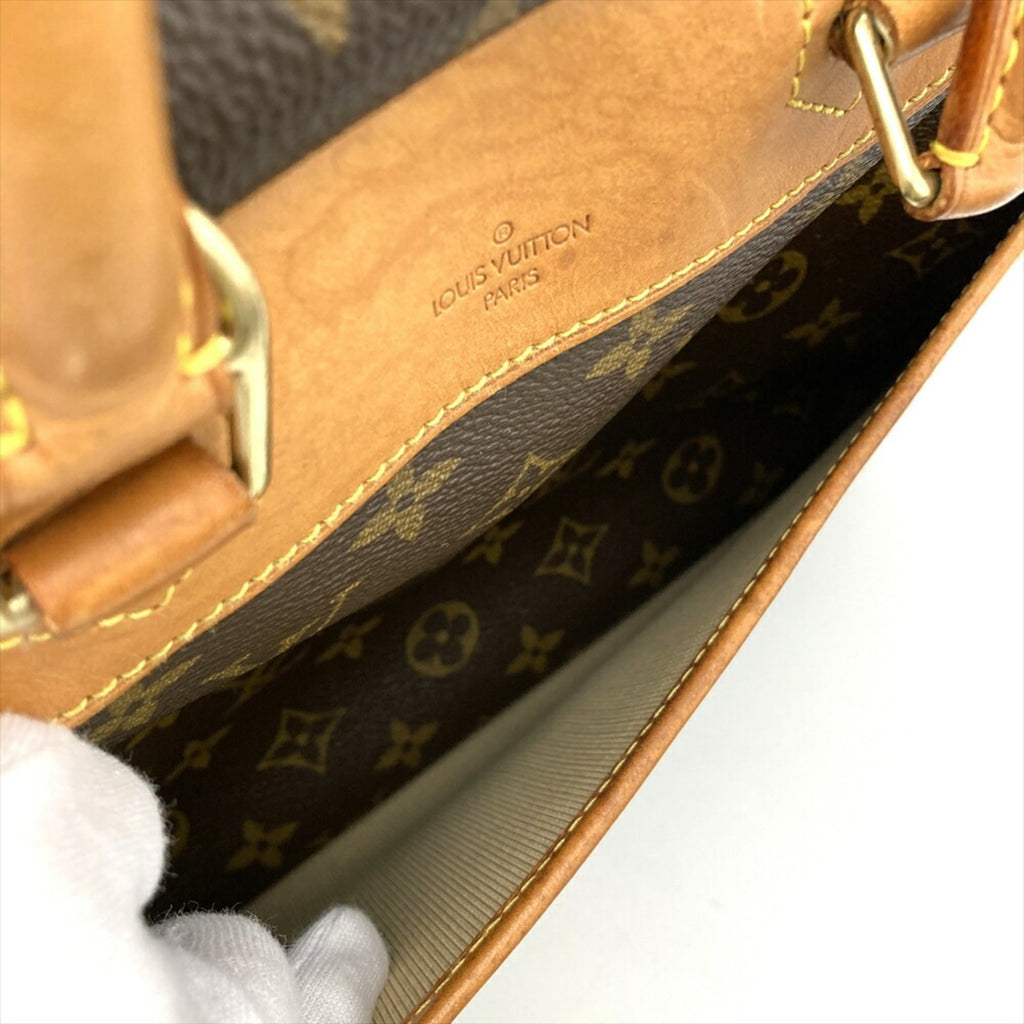 Louis Vuitton Brown Monogram Canvas Handbag