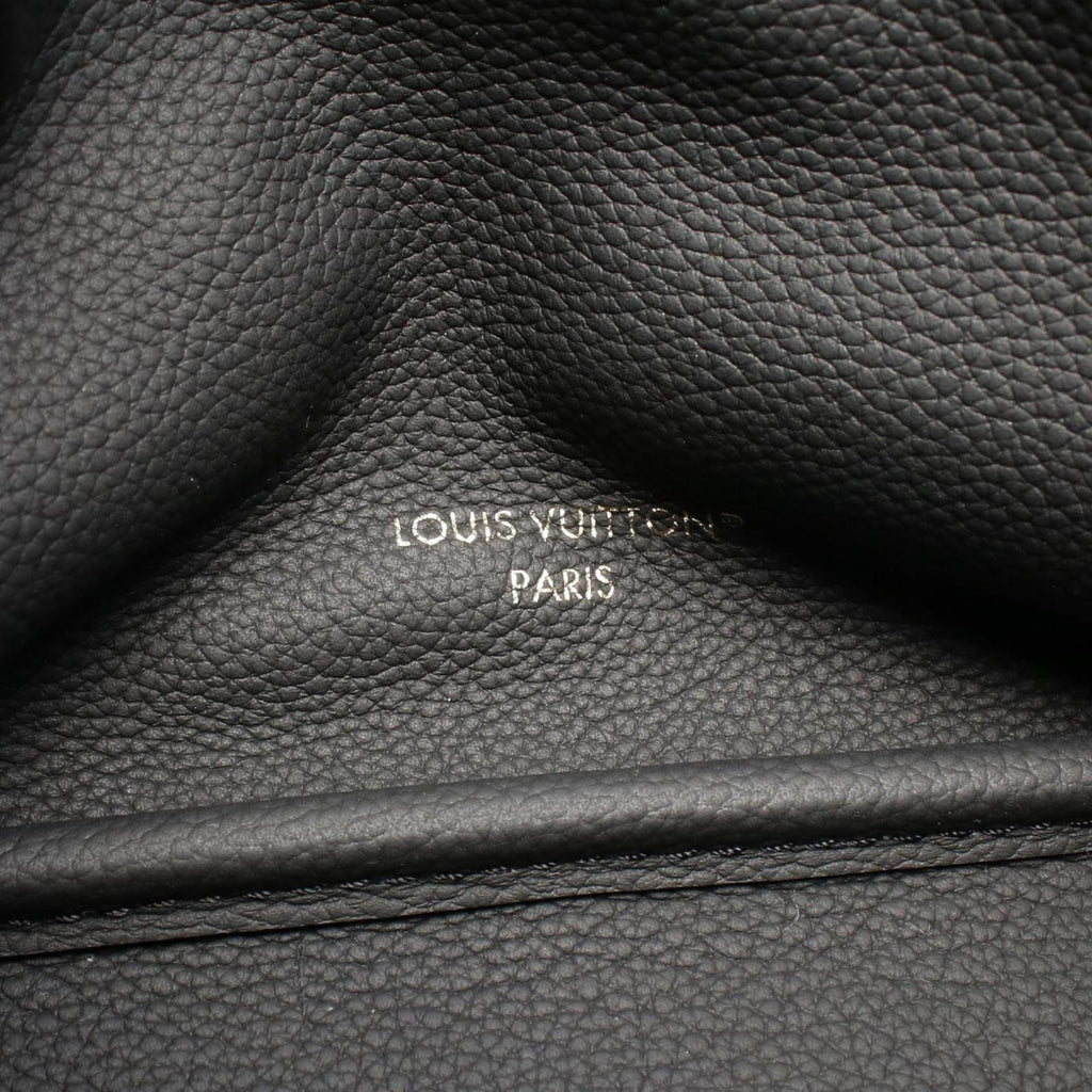 Louis Vuitton Black Brown Coated Canvas Monogram Pvc Leather Tote Bag