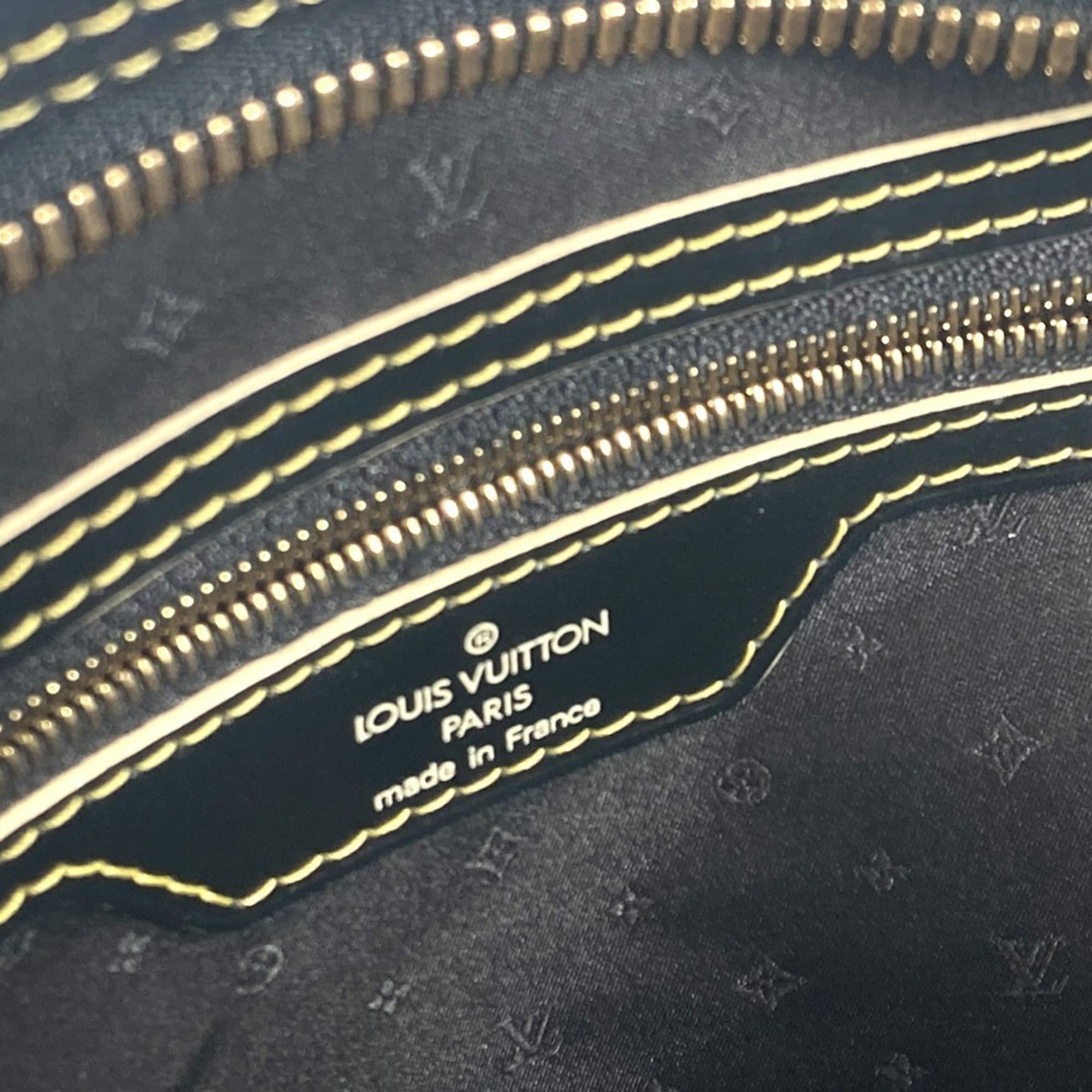 Louis Vuitton Suhali Black Noir Suhali Leather Boston Bag Handbag Shoulder Bag