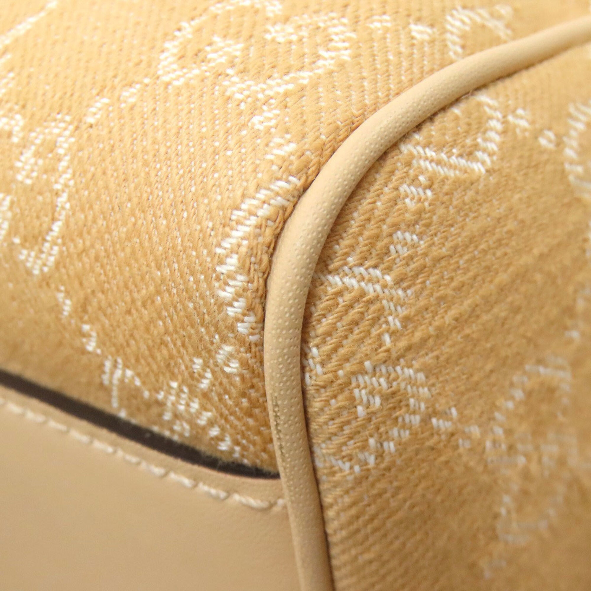 Gucci Beige Canvas Handbag (Pre-Owned)