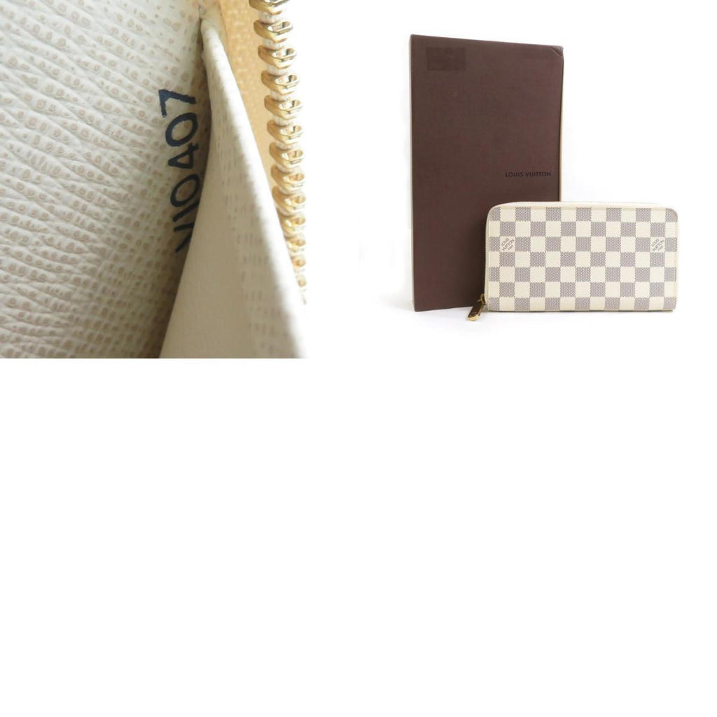 Louis Vuitton Damier Azur Ivory Damier Azur Long Wallet