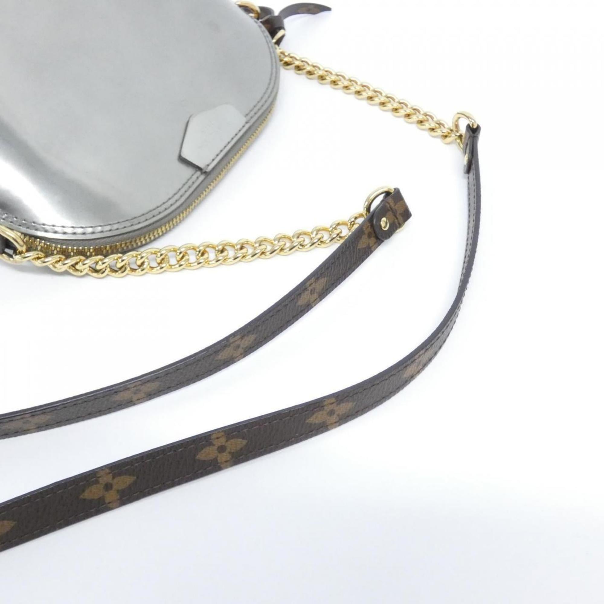 Louis Vuitton Monogram Vernis Gris Leather Shoulder Bag