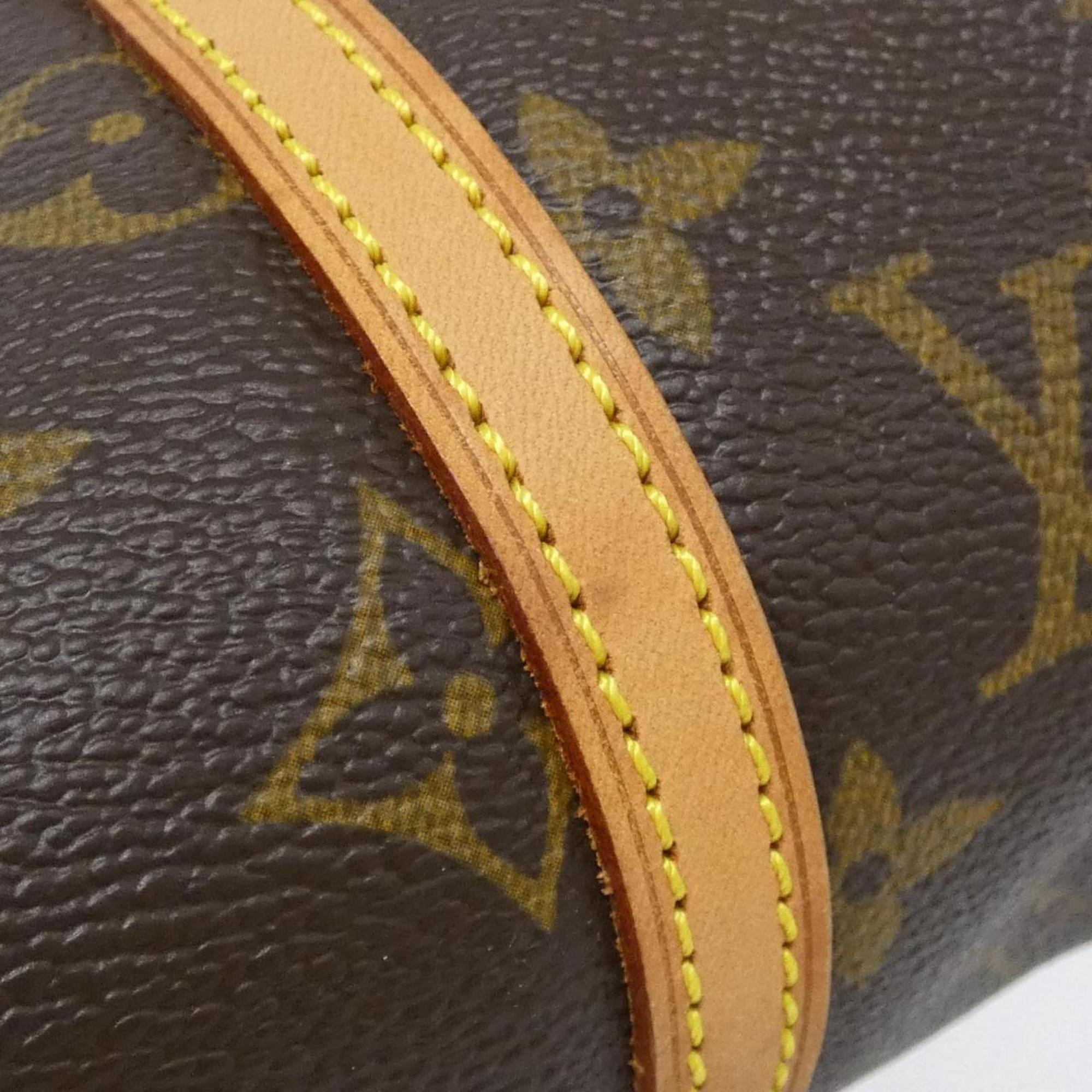 Louis Vuitton Marron Coated Canvas Handbag