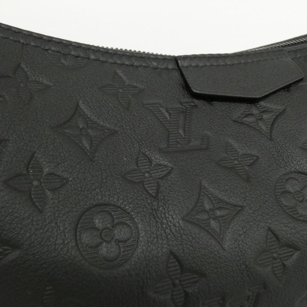 Louis Vuitton Black Leather Shoulder Bag