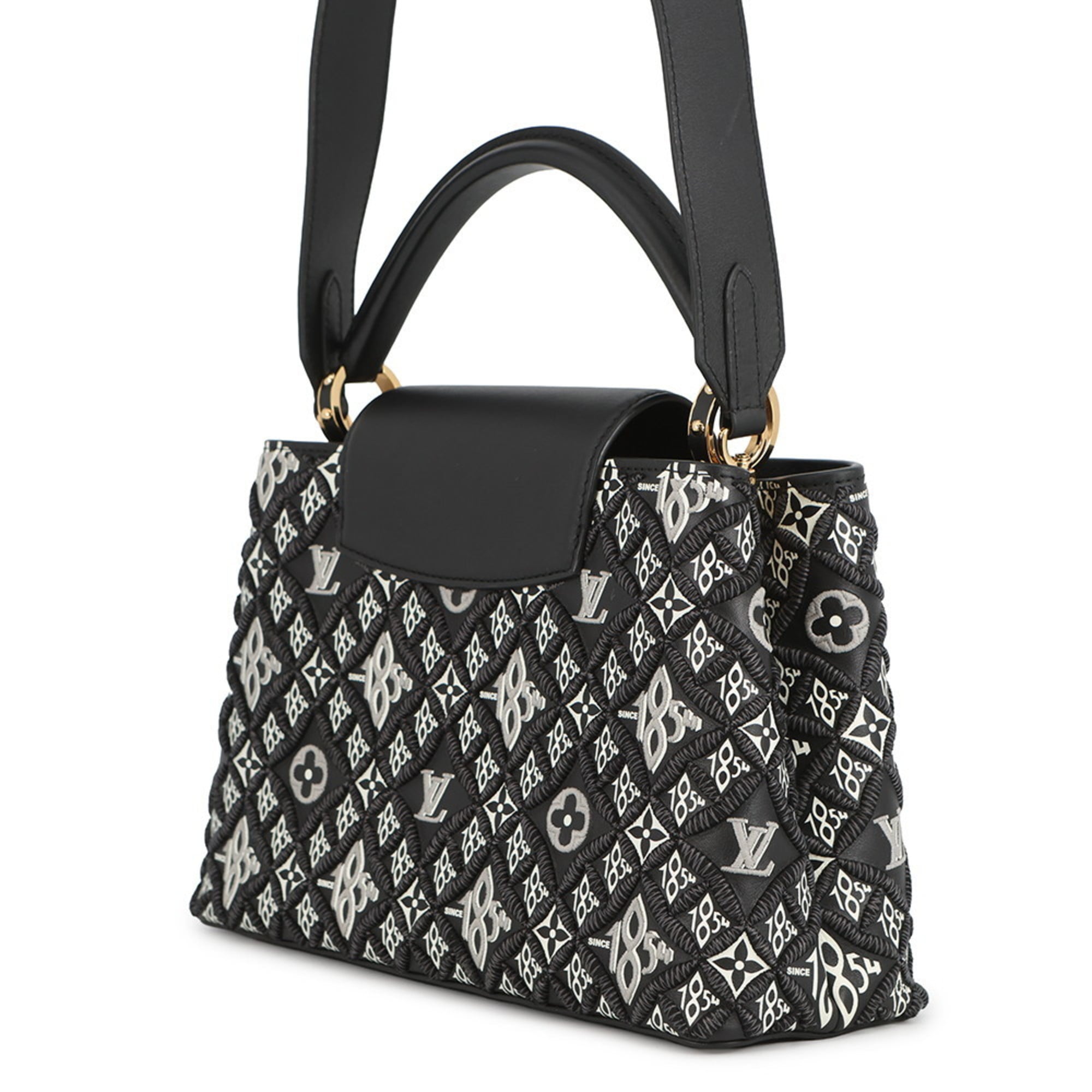 Louis Vuitton Black Noir Leather Handbag