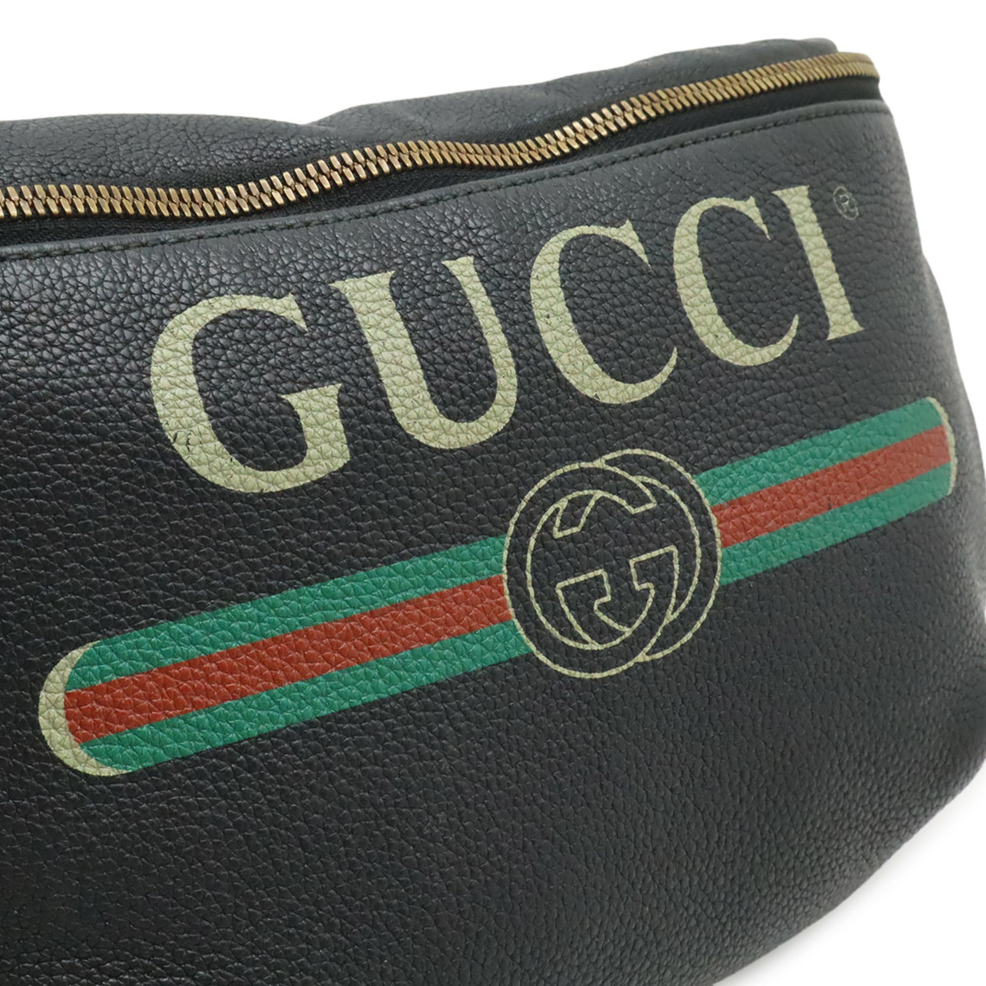 Gucci Black Leather Baguette Bag Sling Bag (Pre-Owned)