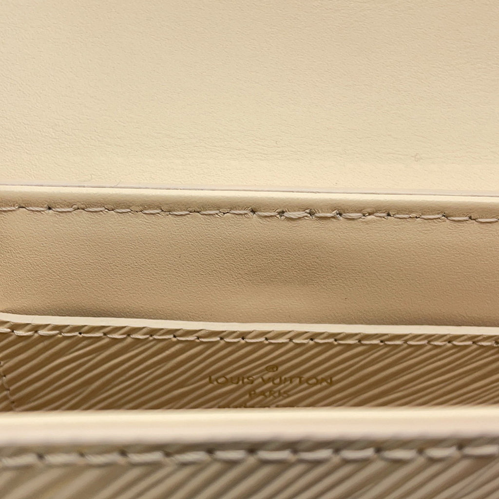 Louis Vuitton White Exotic Leather Handbag