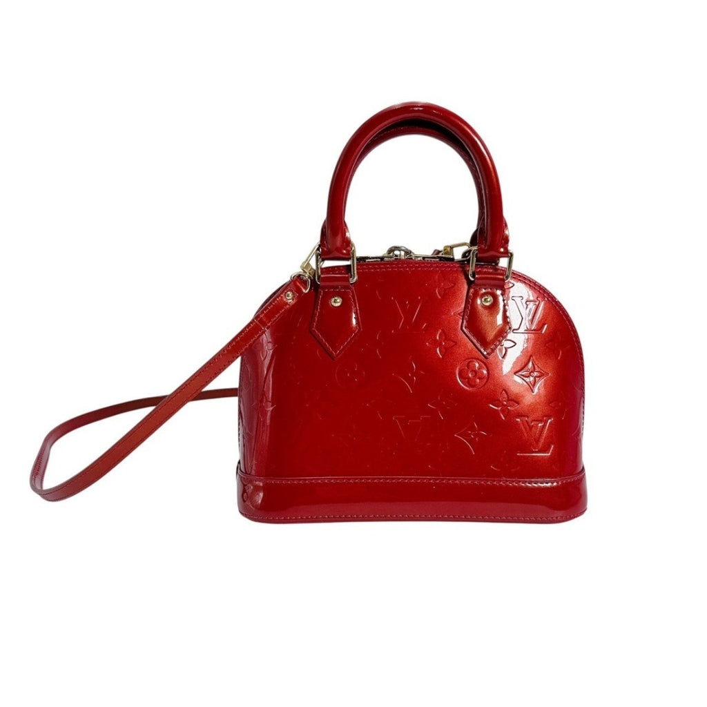 Louis Vuitton Pomme D'amour Red Color Monogram Vernis Handbag