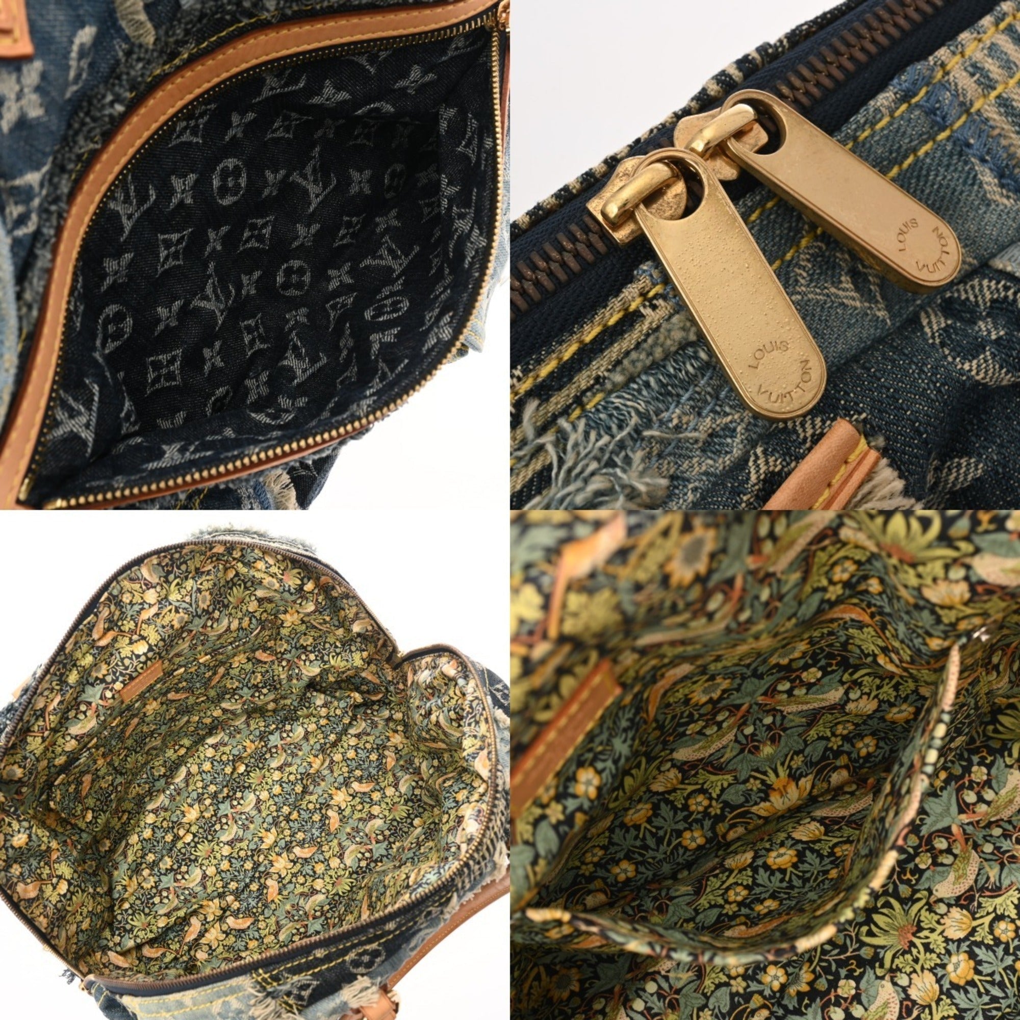 Louis Vuitton Monogram Denim Blue Monogram Denim Handbag