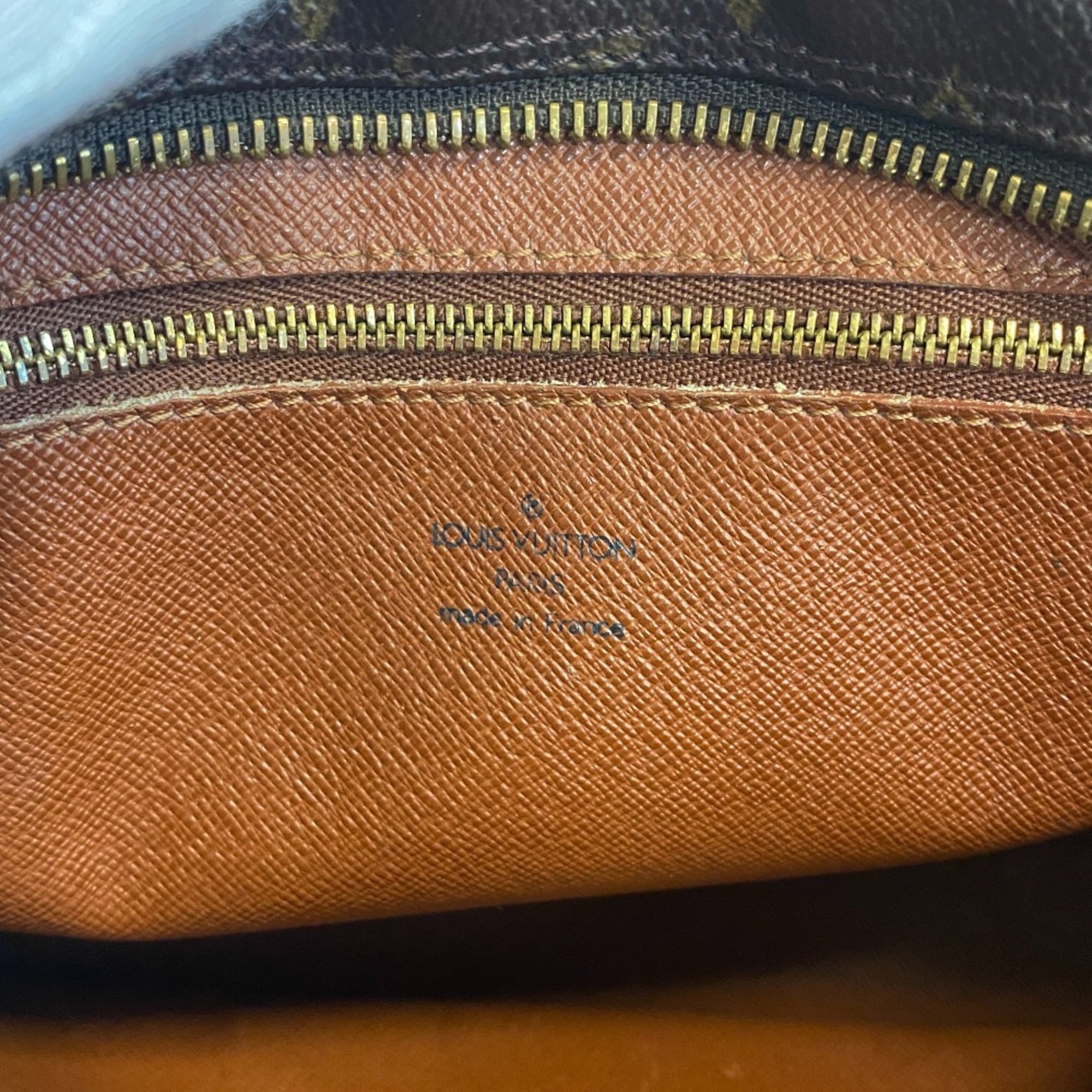 Louis Vuitton Brown Leather Shoulder Bag