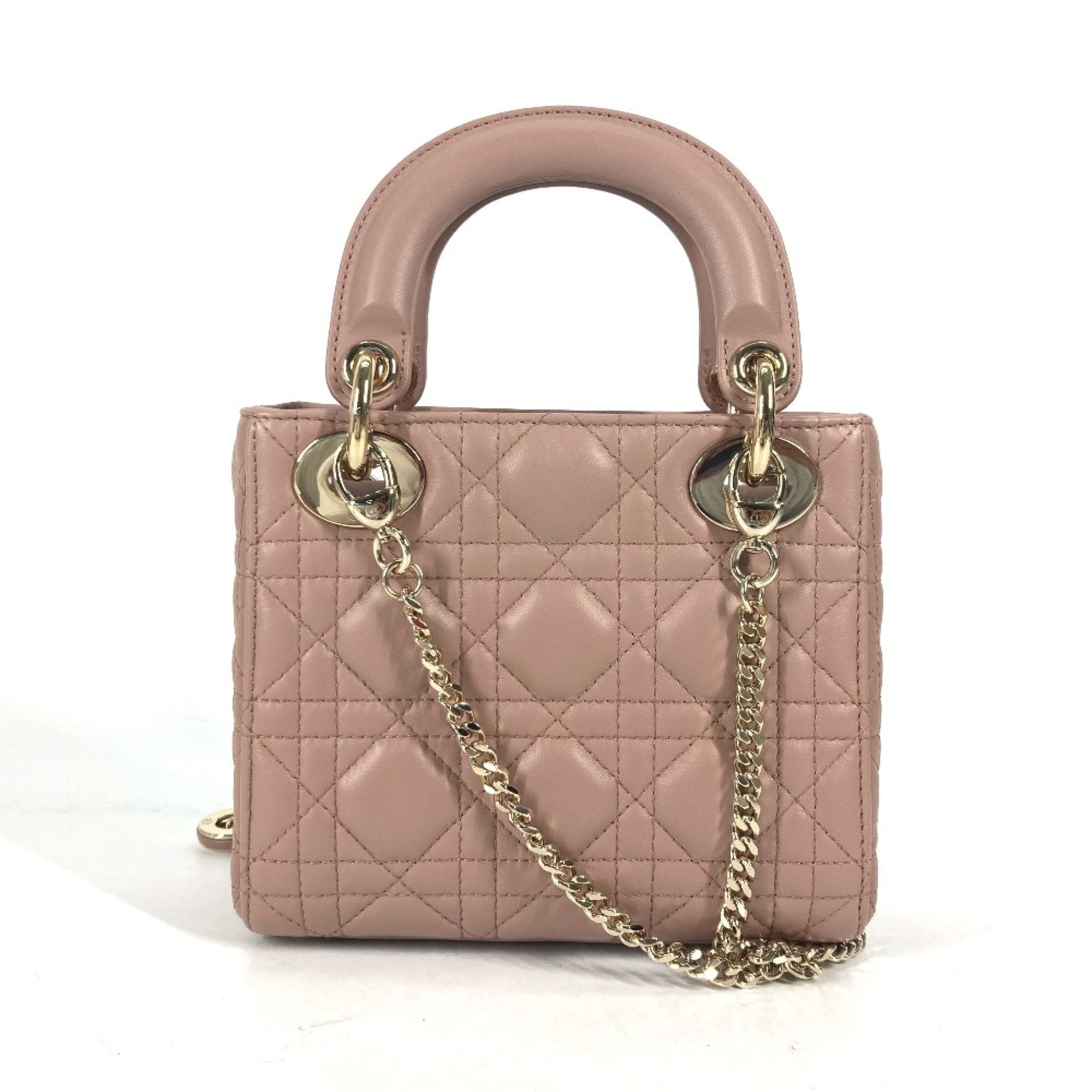 Christian Dior Beige Leather Handbag (Pre-Owned)