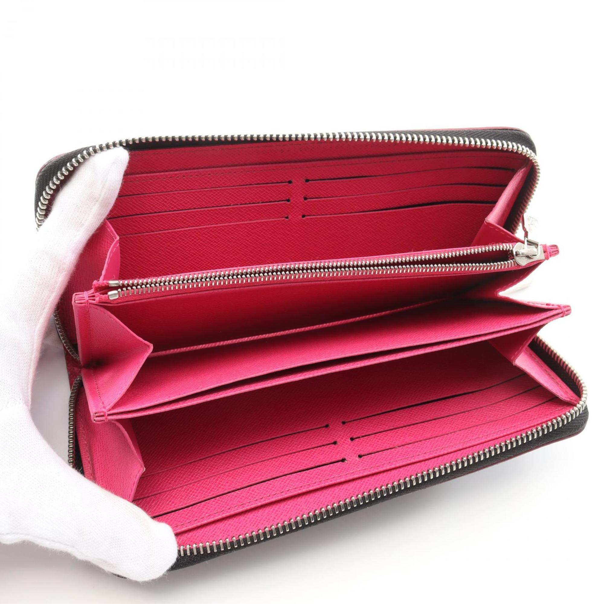 Louis Vuitton Epi Black Pink Epi Leather Long Wallet