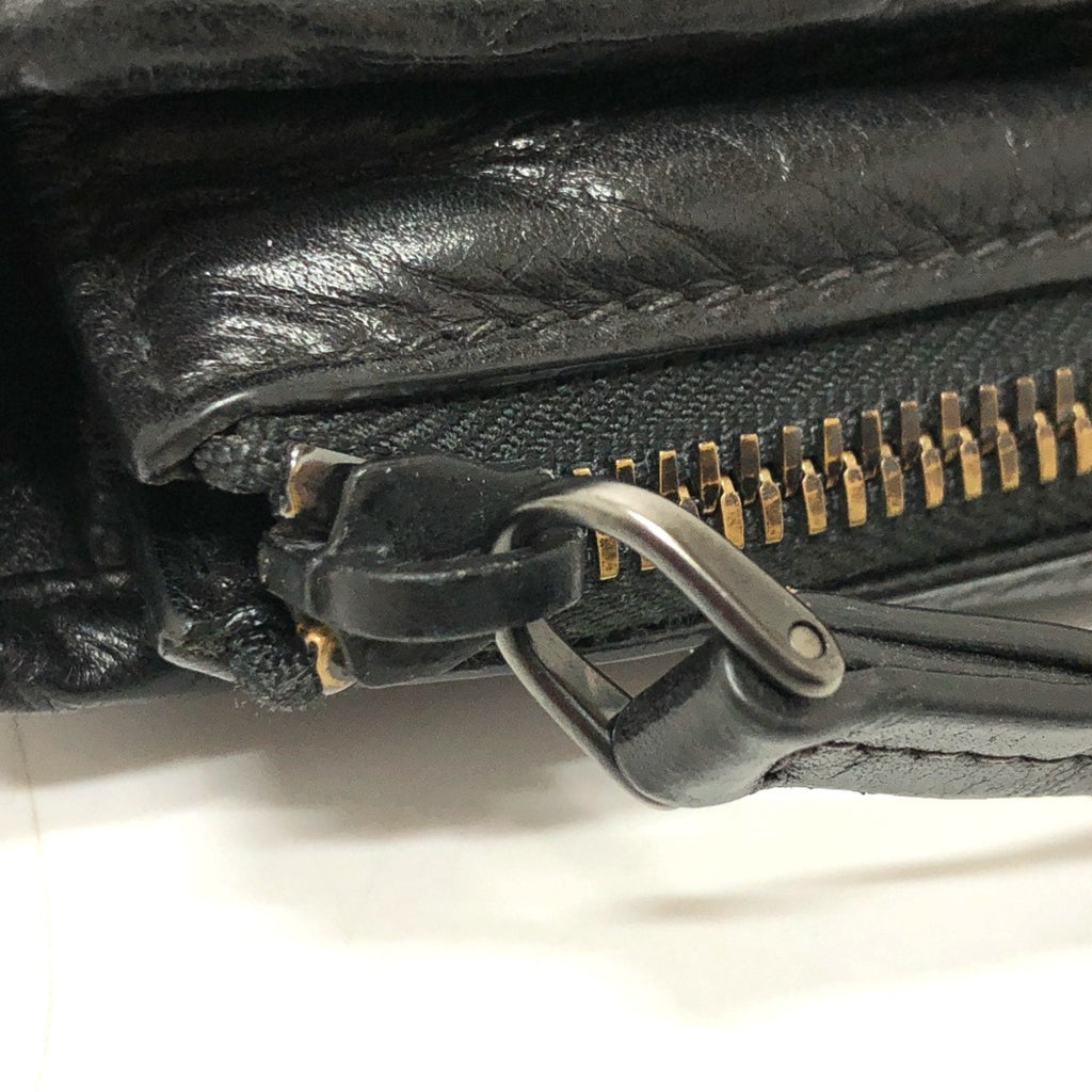 Prada Black Leather Shoulder Bag