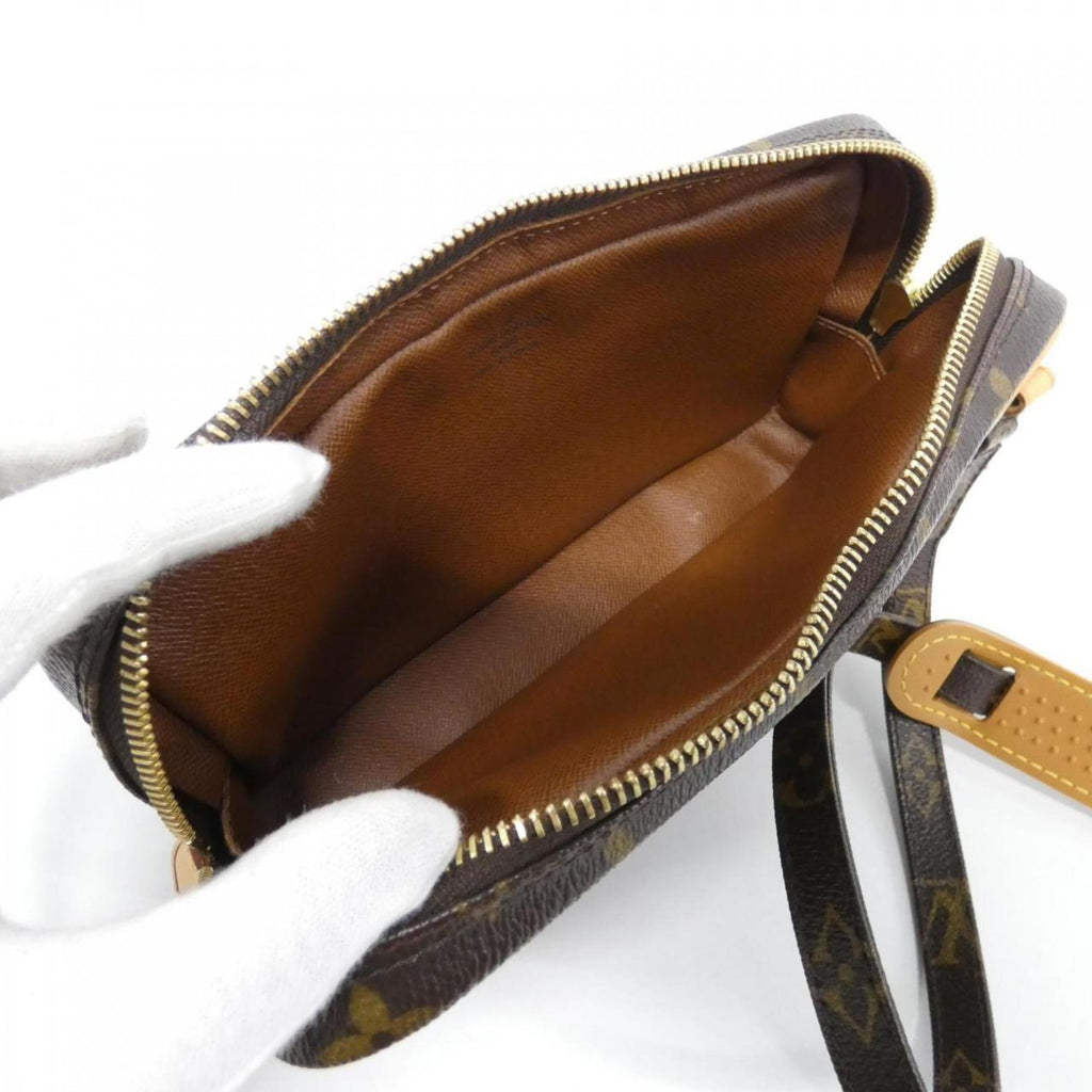 Louis Vuitton Brown Coated Canvas Shoulder Bag
