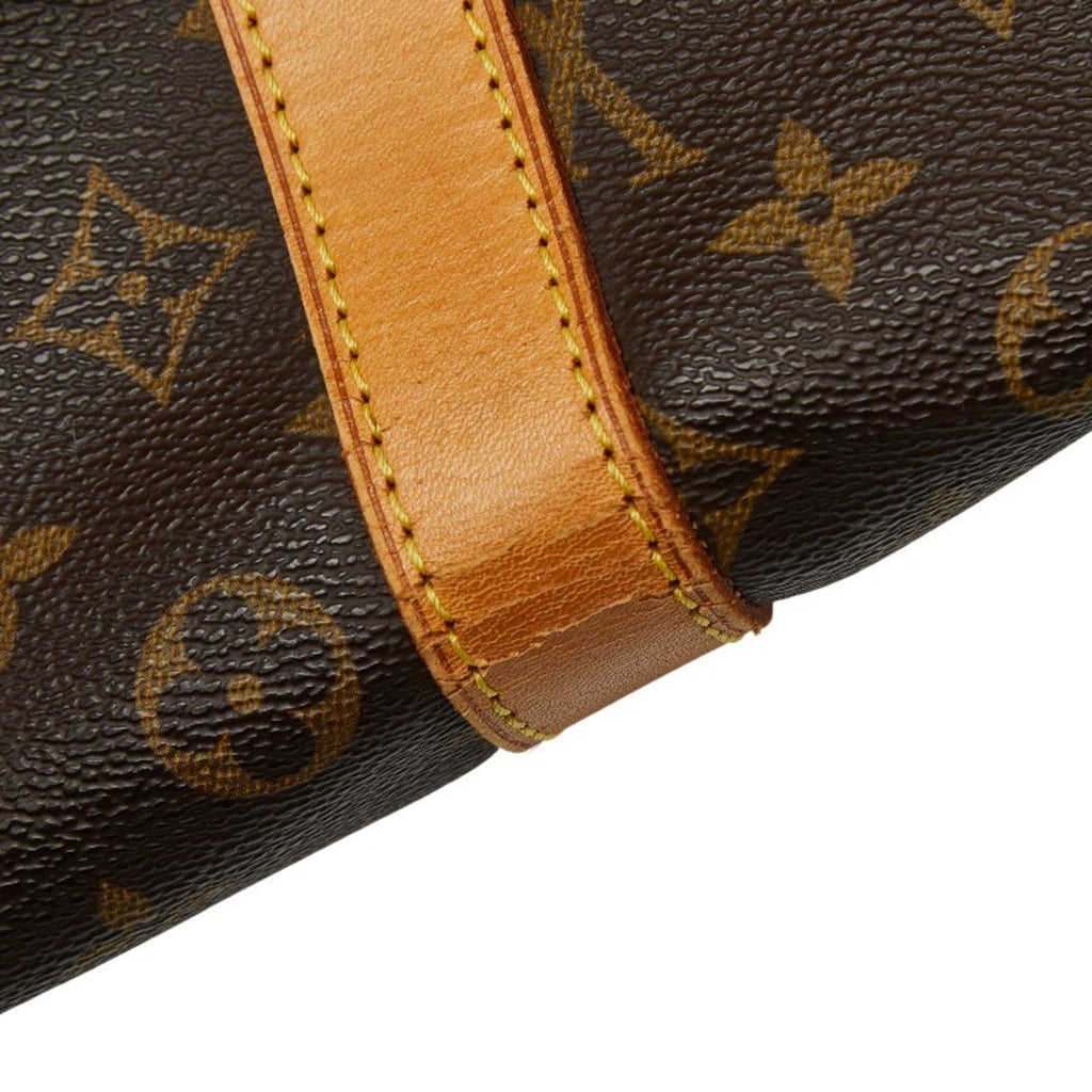 Louis Vuitton Brown Pvc Leather Boston Bag