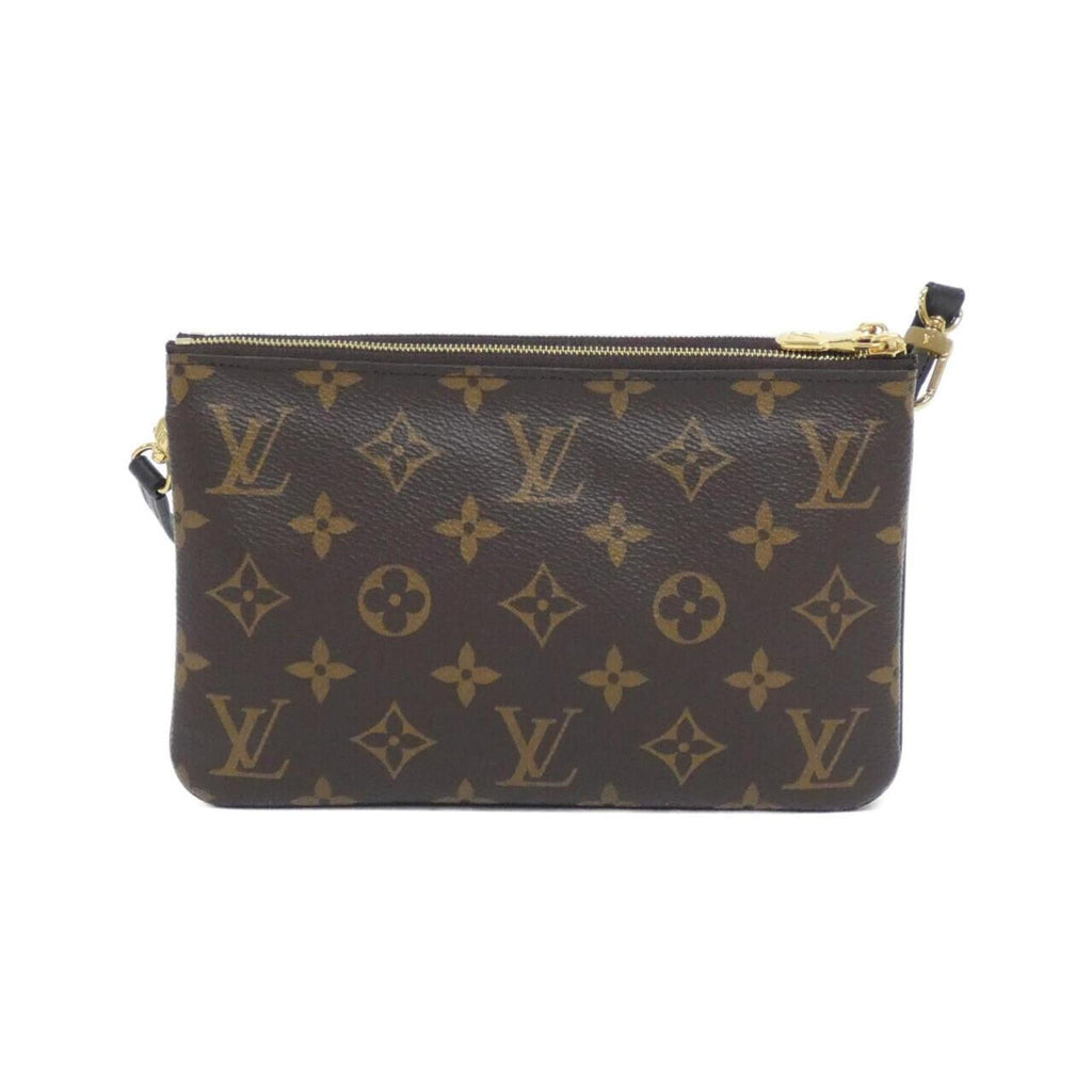 Louis Vuitton Marron Coated Canvas Pochette Shoulder Bag
