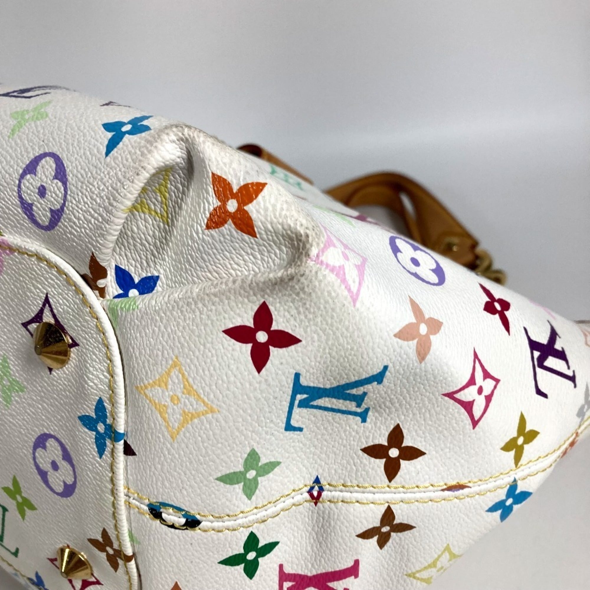 Louis Vuitton White Monogram Multicolore Handbag Shoulder Bag