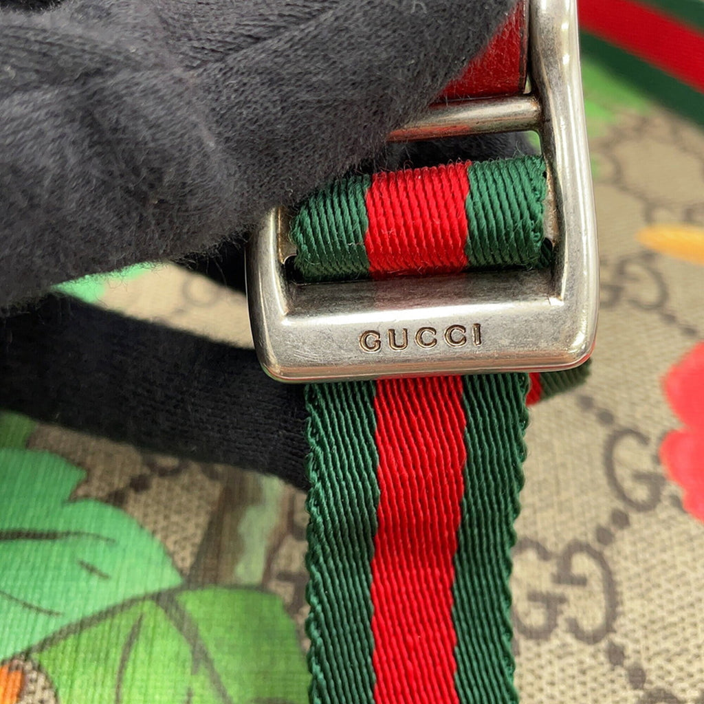 Gucci Multi-Color Red Color Gg Supreme Backpack (Pre-Owned)