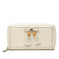 Gucci Beige Leather Long Wallet (Bi-Fold) (Pre-Owned)