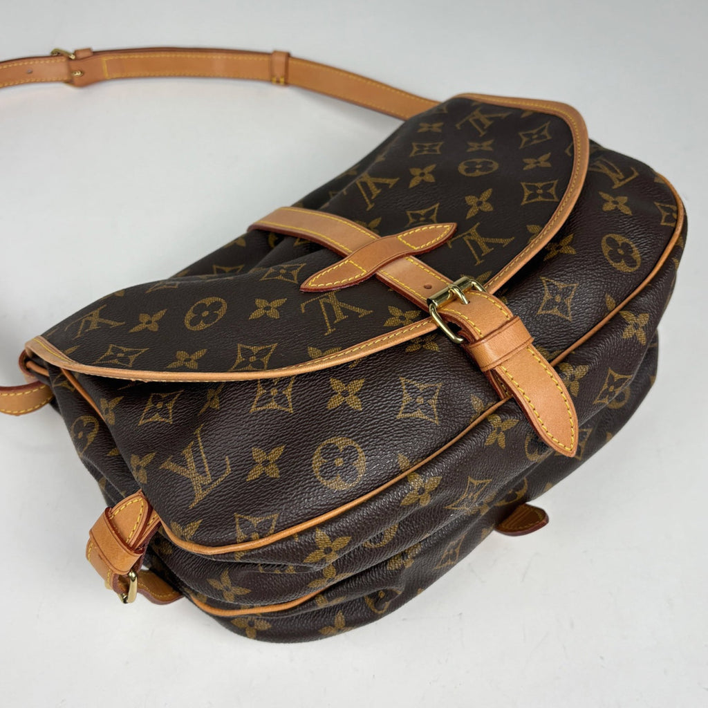 Louis Vuitton Brown Monogram Shoulder Bag