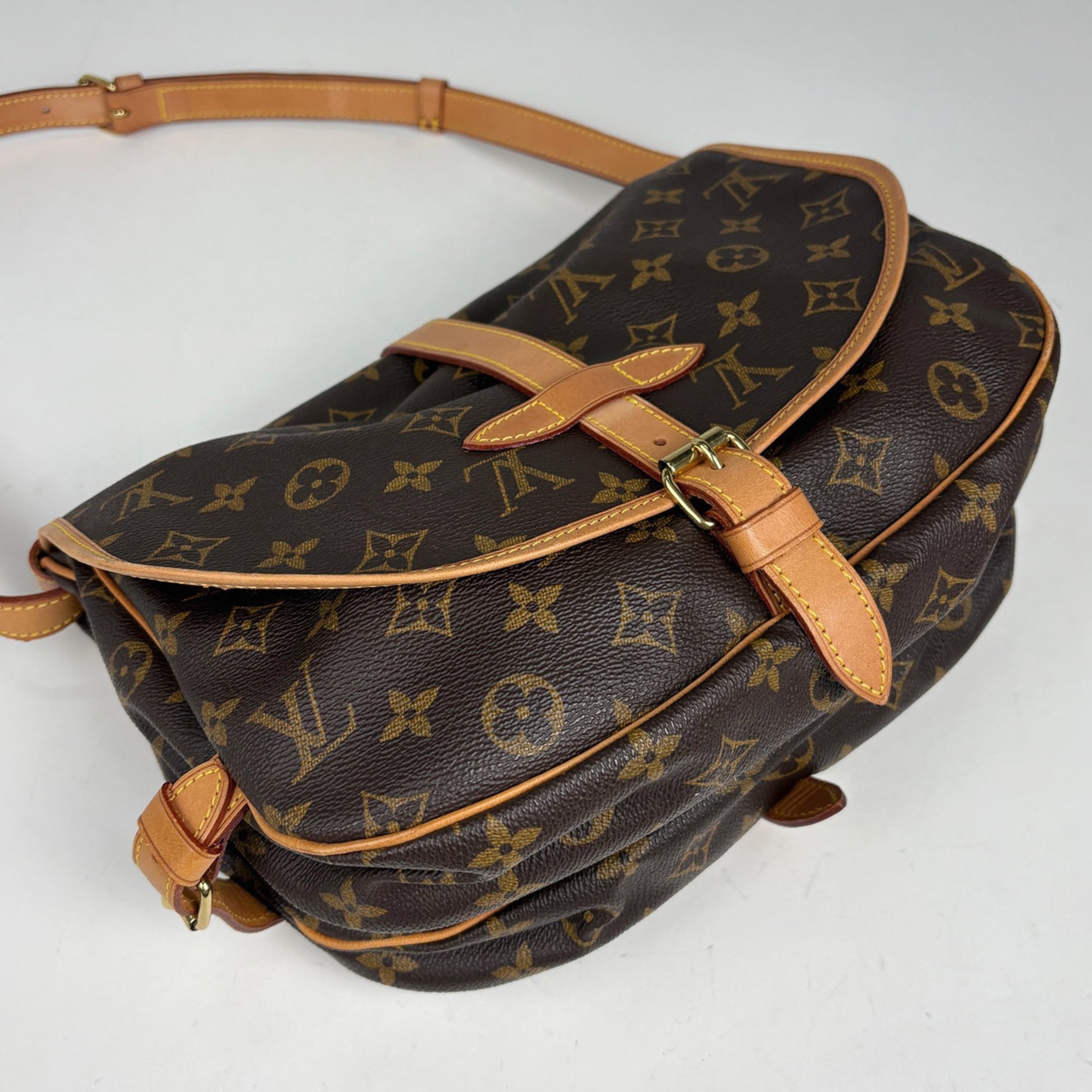 Louis Vuitton Brown Monogram Shoulder Bag
