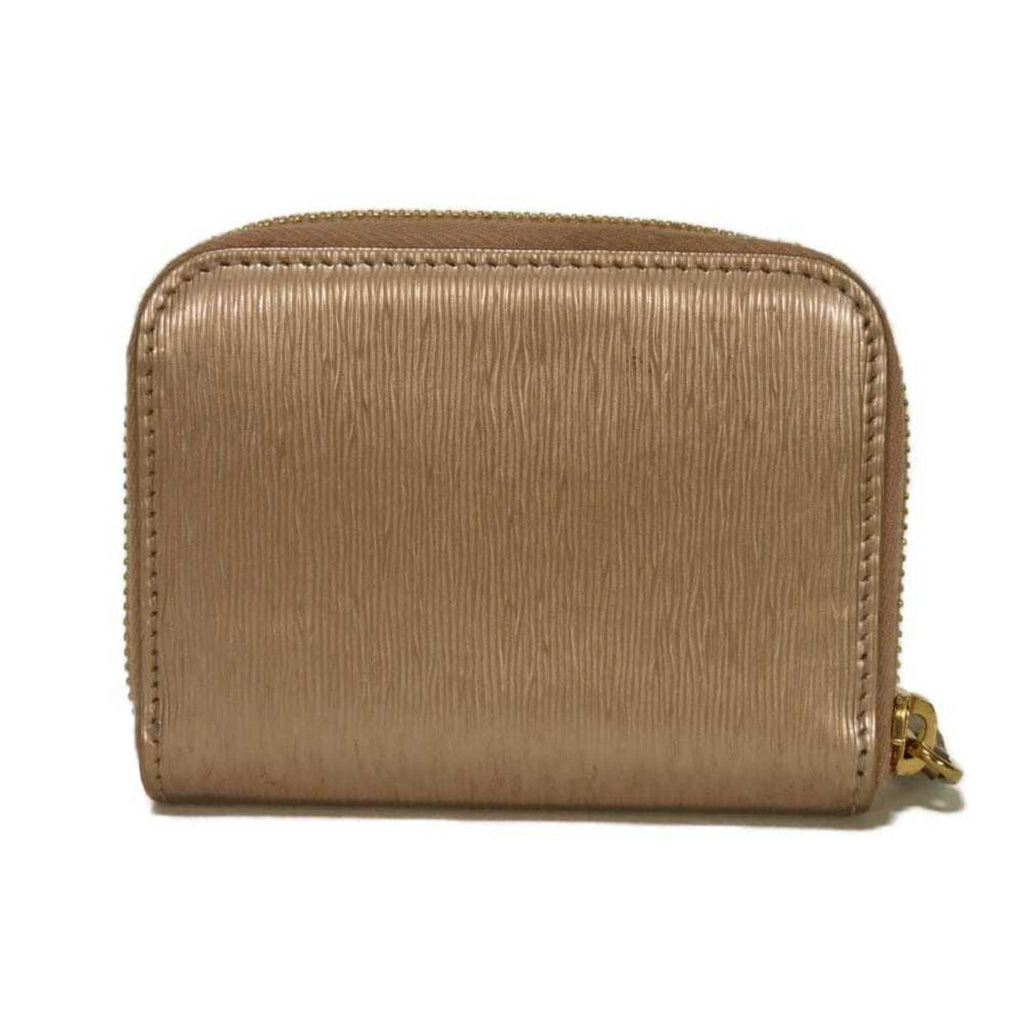 Prada Pink Leather Coin Purse/Coin Case
