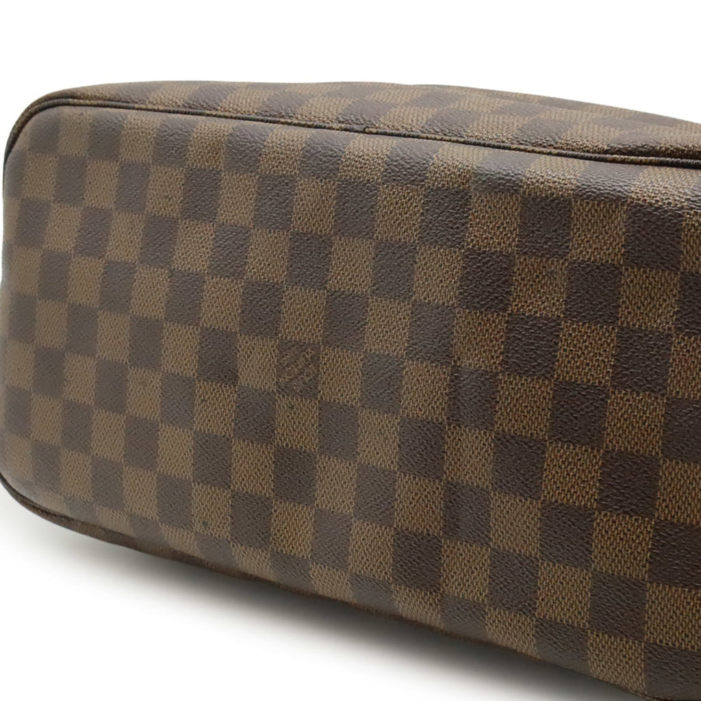 Louis Vuitton Brown Damier Canvas White Damier Canvas Shoulder Bag Tote Bag