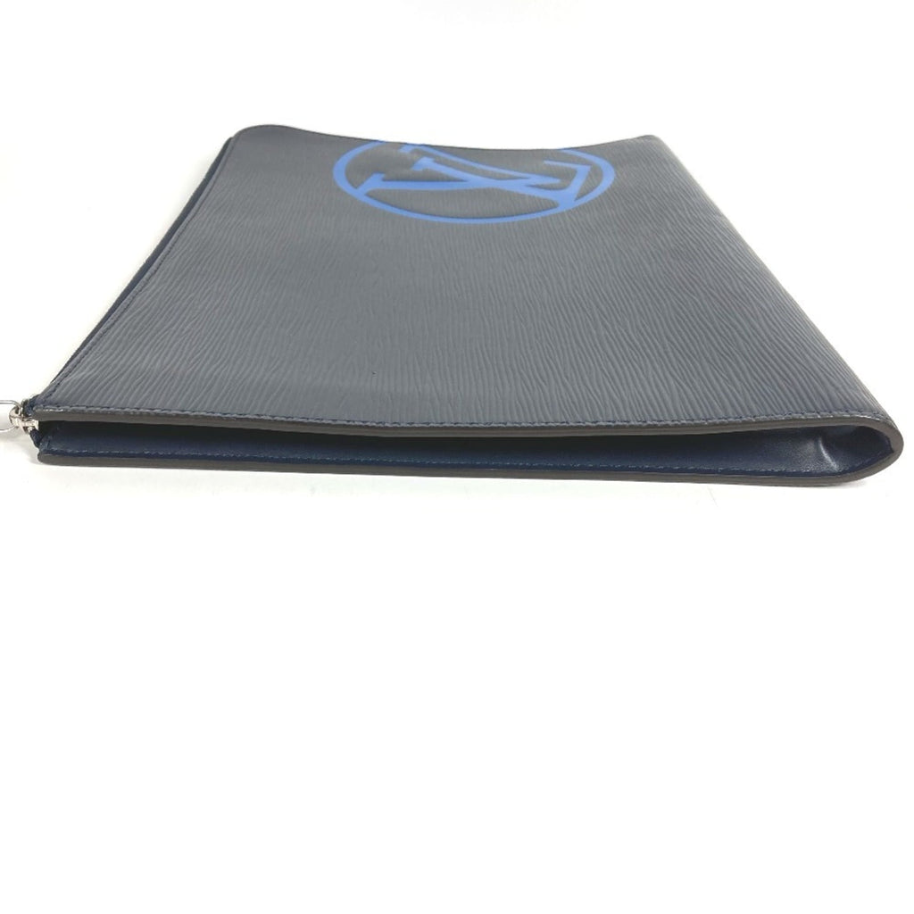 Louis Vuitton Epi Navy Blue Epi Leather Clutch Bag Pochette