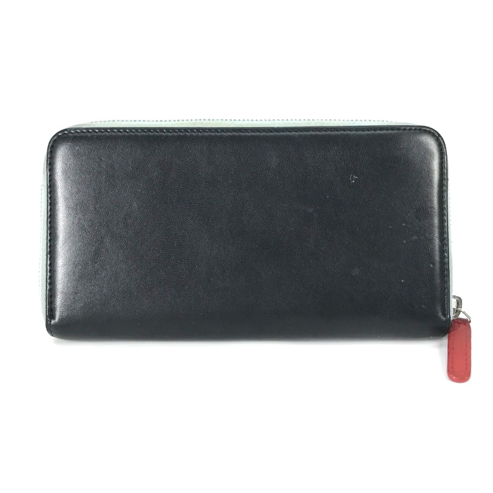Chanel Black Leather Long Wallet (Bi-Fold)