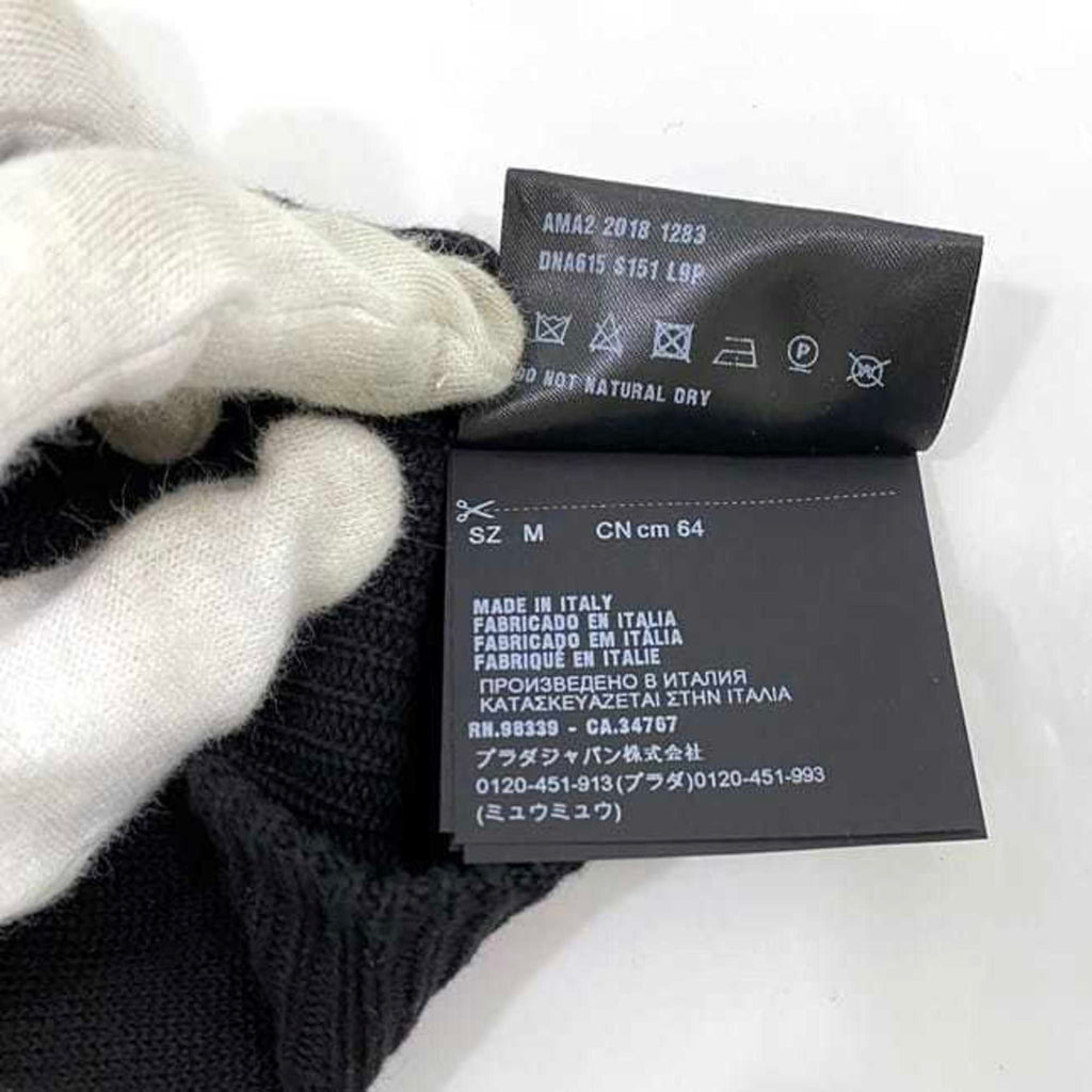 Prada Black Nero Warm Gloves