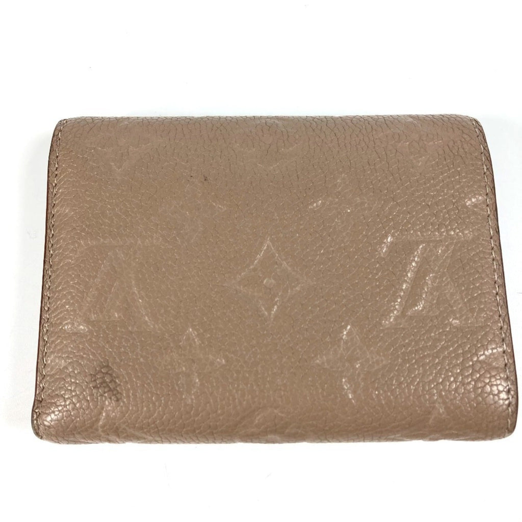 Louis Vuitton Beige Monogram Empreinte Wallet (Tri-Fold)