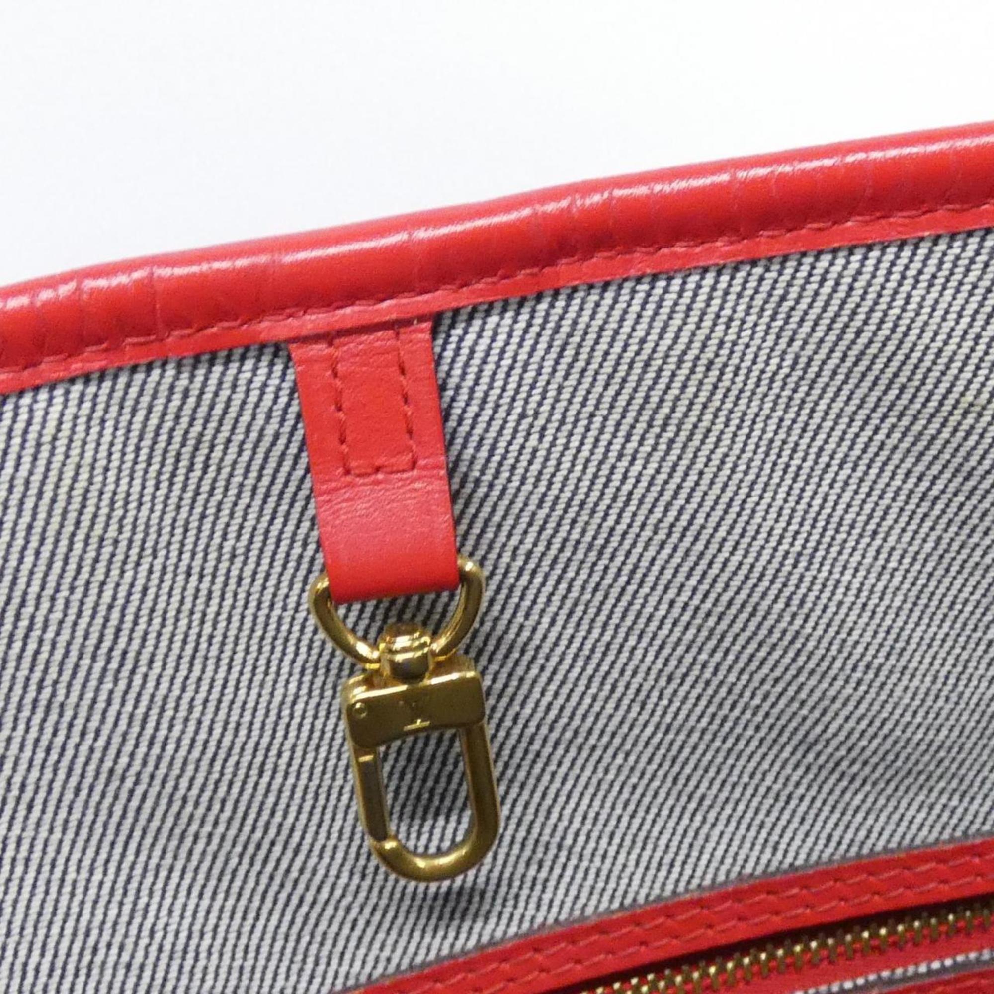 Louis Vuitton Monogram Rouge Denim Handbag Shoulder Bag