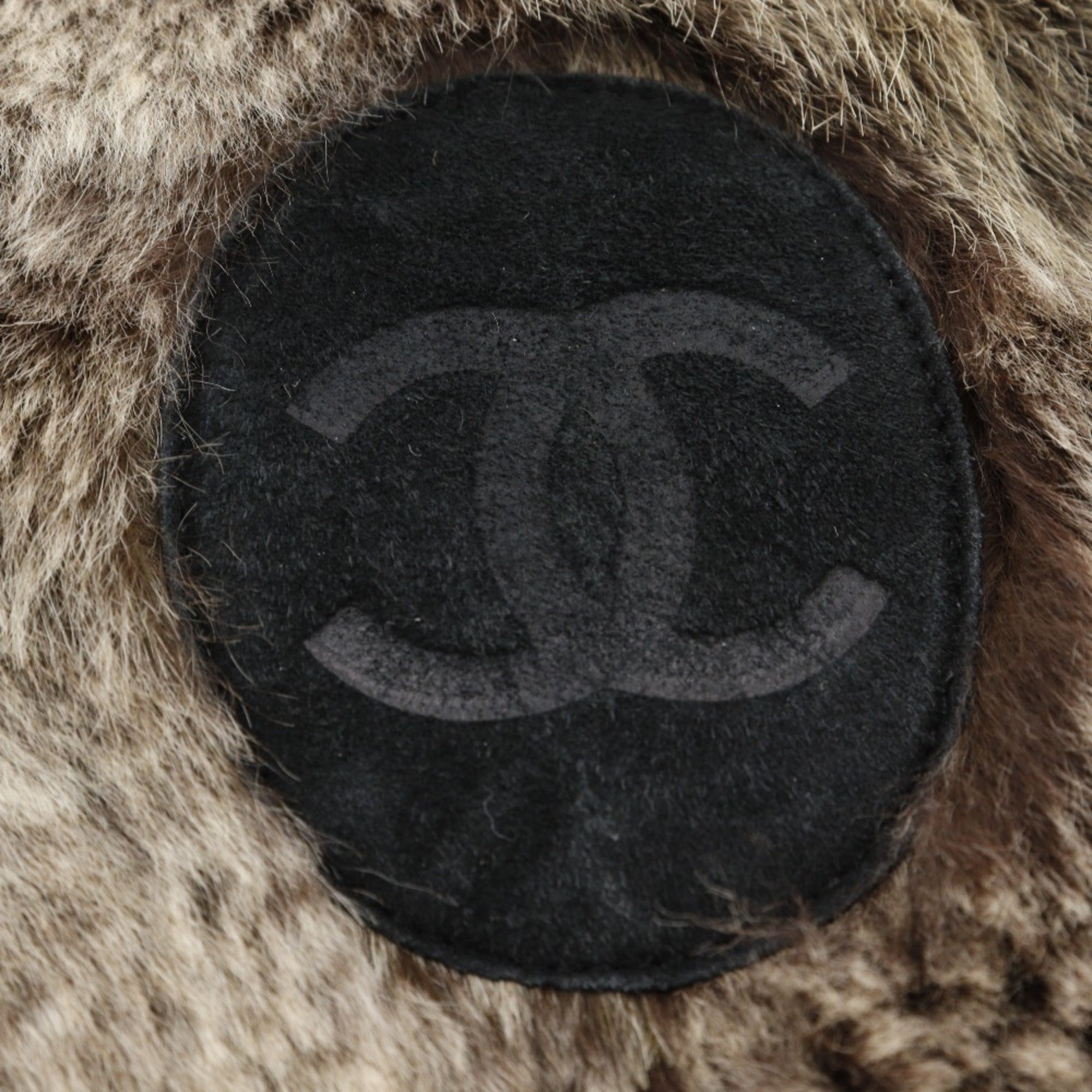 Chanel Brown Fur Handbag Tote Bag