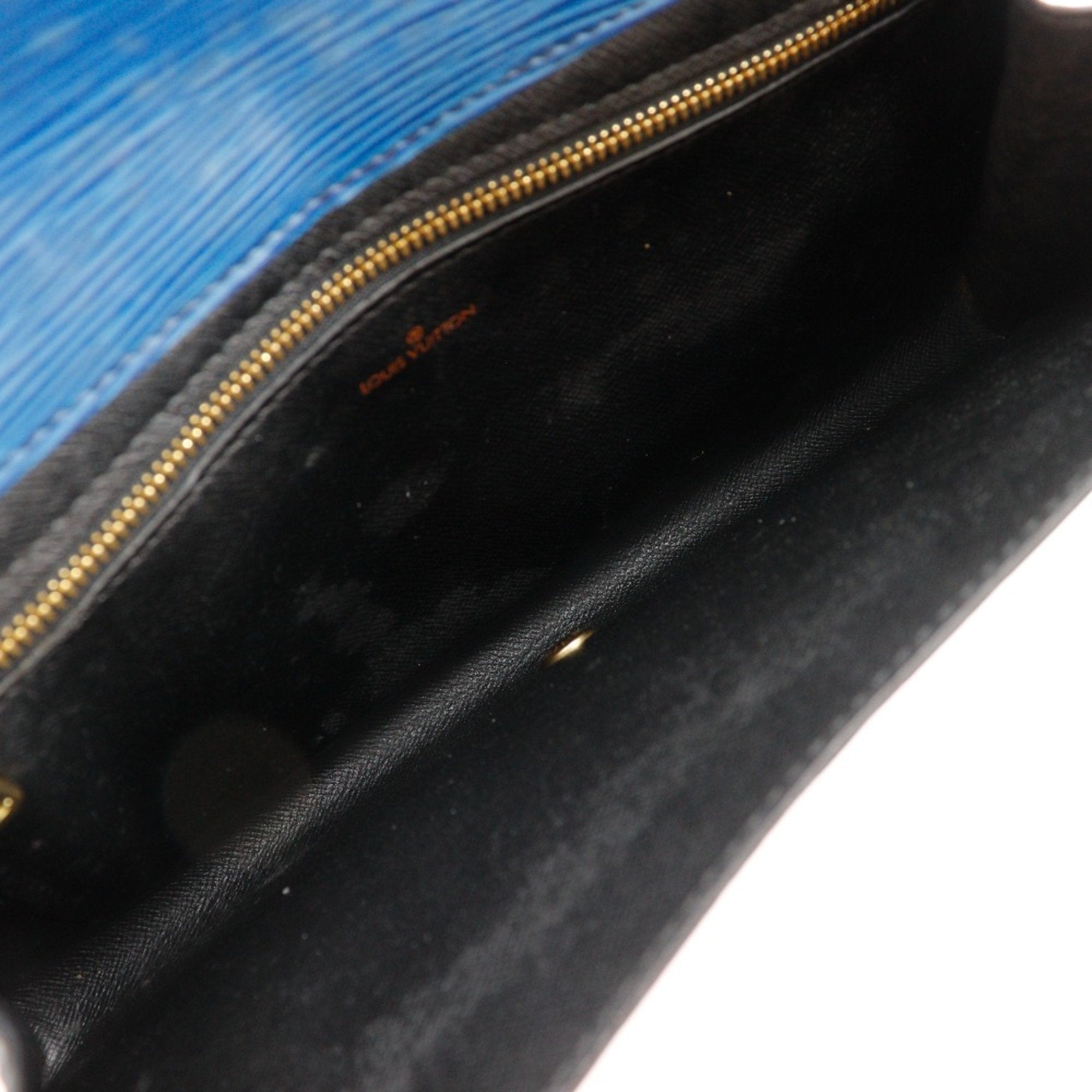 Louis Vuitton Blue Toledo Blue Epi Leather Clutch Bag