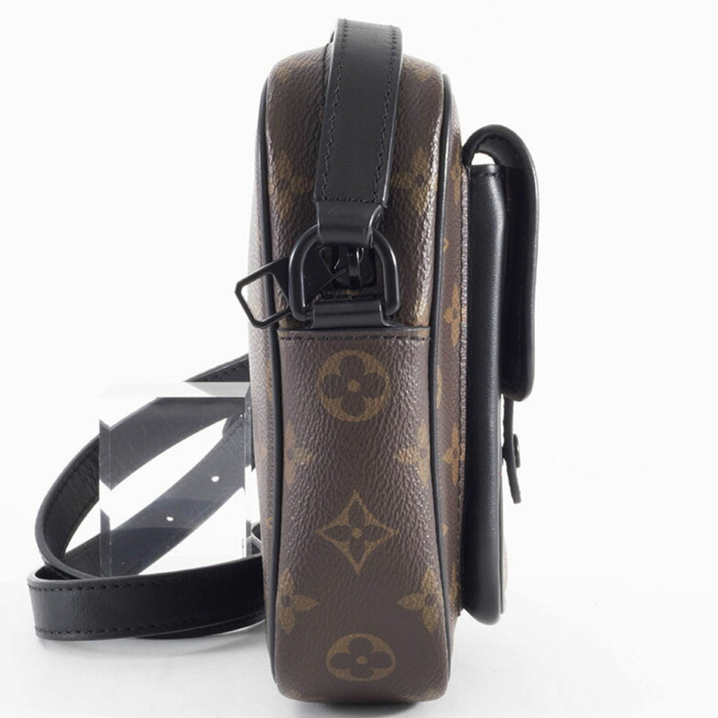 Louis Vuitton Monogram Macassar Dark Brown Shoulder Bag