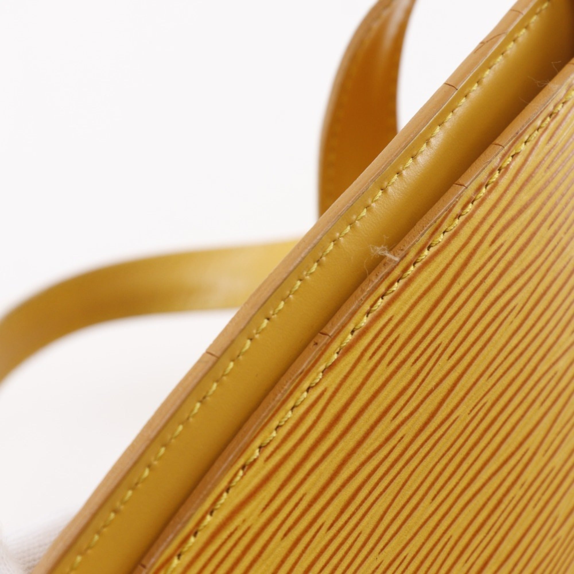 Louis Vuitton Yellow Epi Leather Handbag