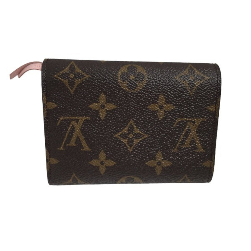 Louis Vuitton Rose Ballerine Monogram Wallet (Tri-Fold)