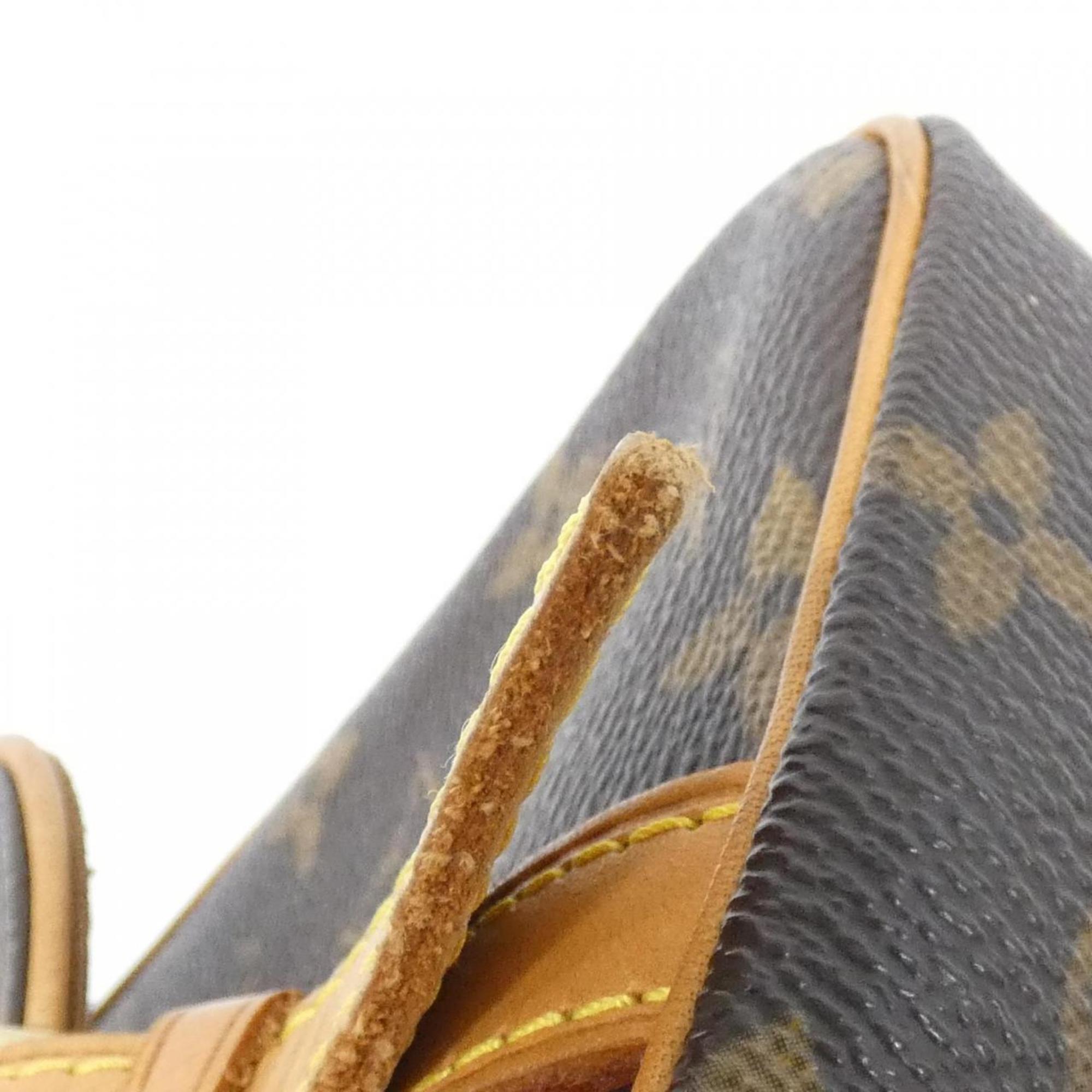 Louis Vuitton Marron Coated Canvas Backpack