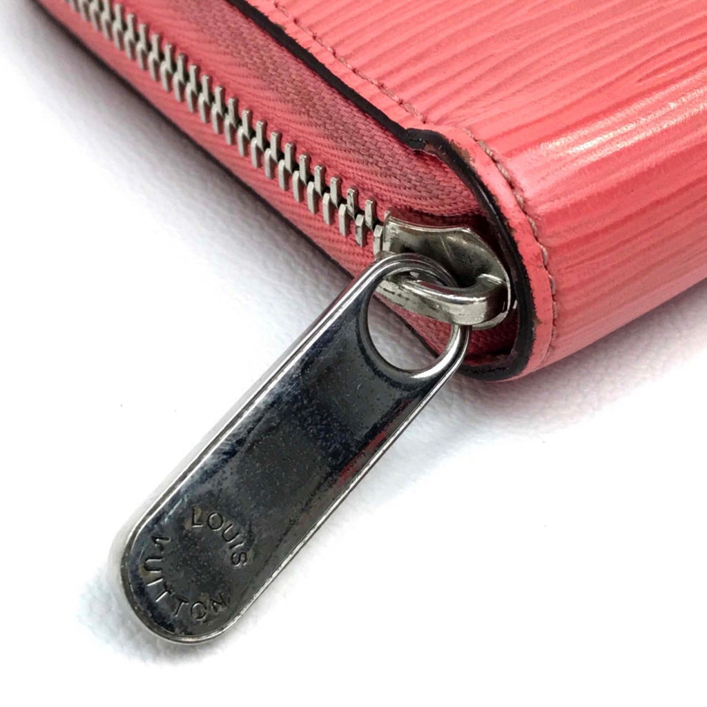 Louis Vuitton Pink Leather Long Wallet