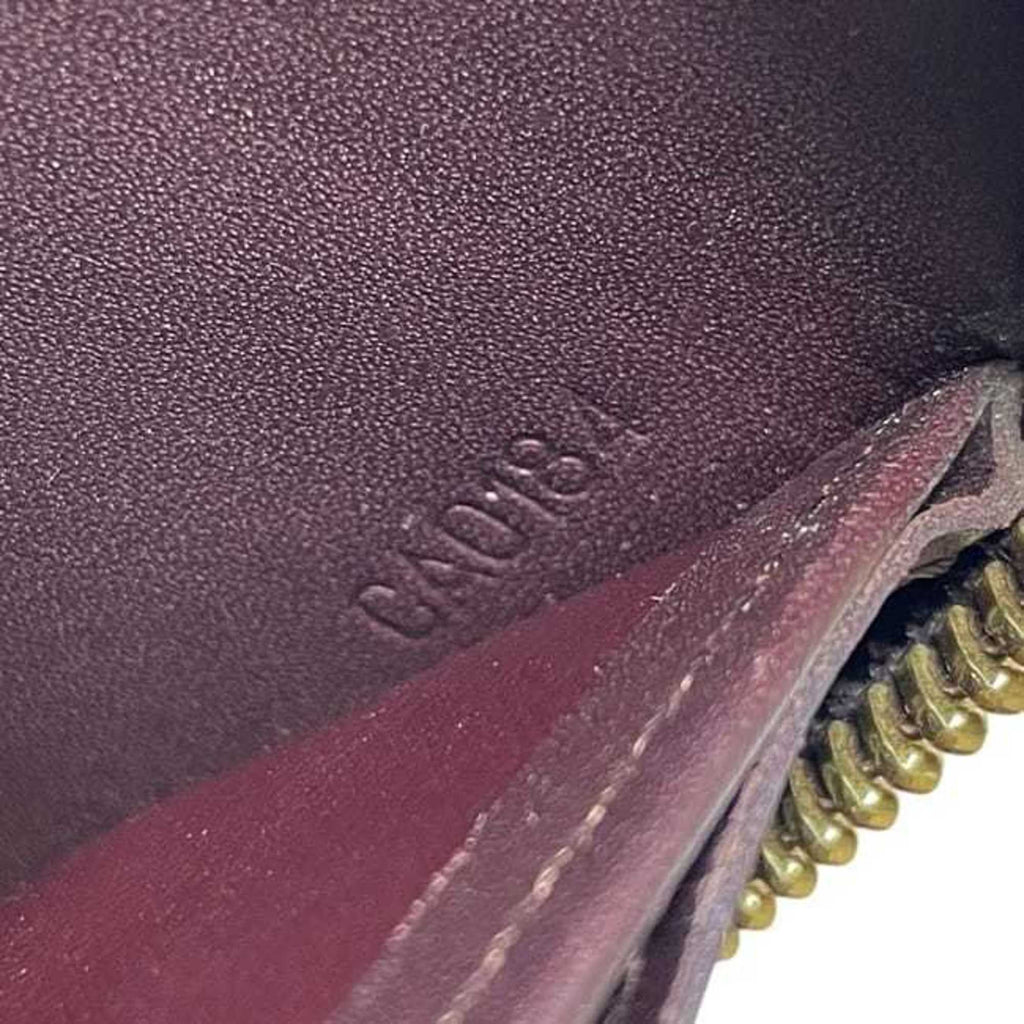 Louis Vuitton Amarante Wine Monogram Vernis Long Wallet