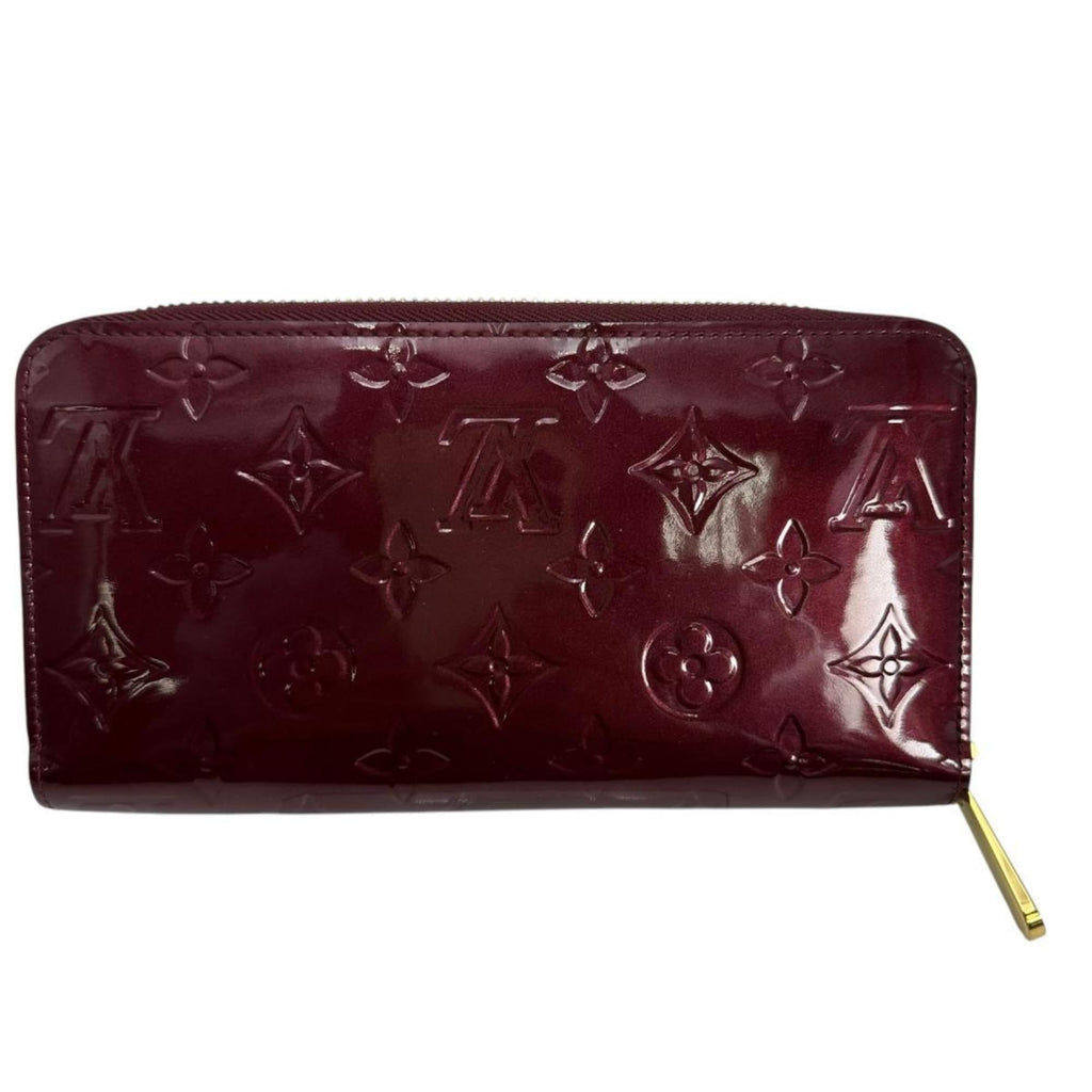 Louis Vuitton Monogram Vernis Magenta Monogram Vernis Long Wallet