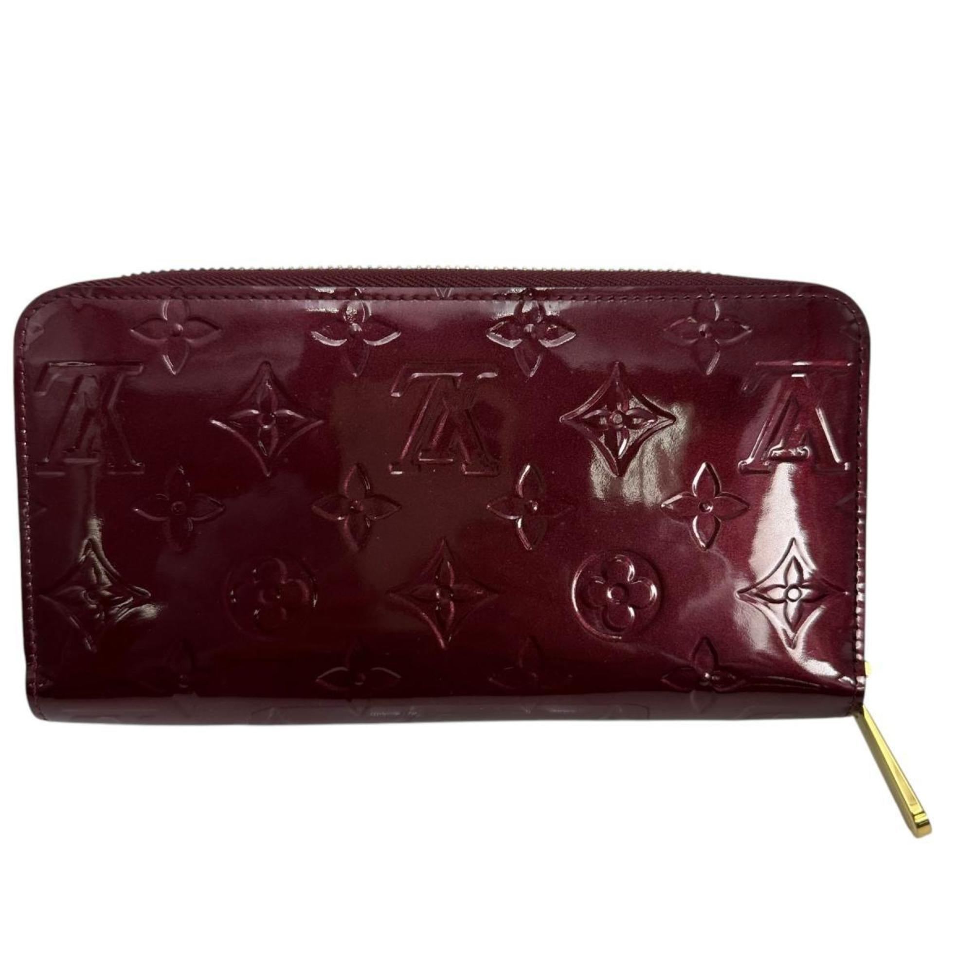 Louis Vuitton Monogram Vernis Magenta Monogram Vernis Long Wallet