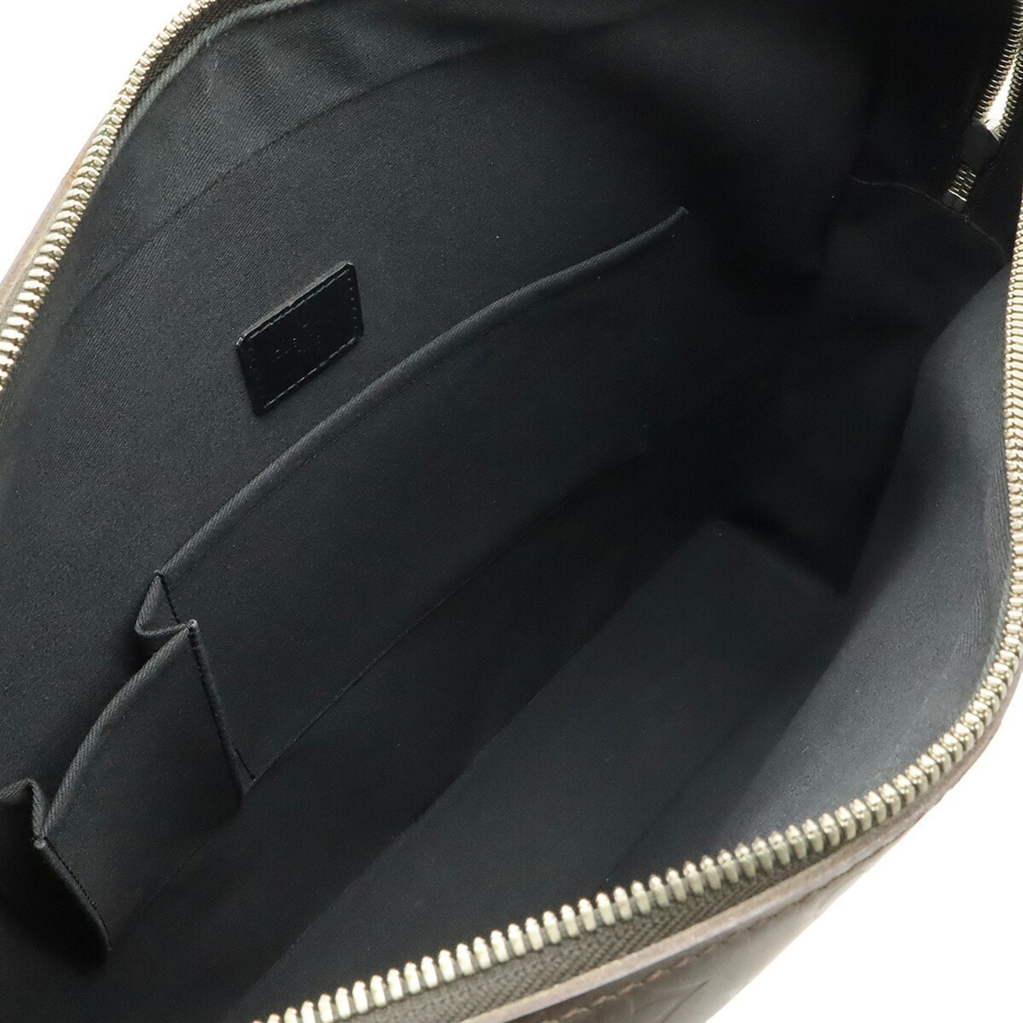 Louis Vuitton Brown Coffee Dark Brown Leather Shoulder Bag