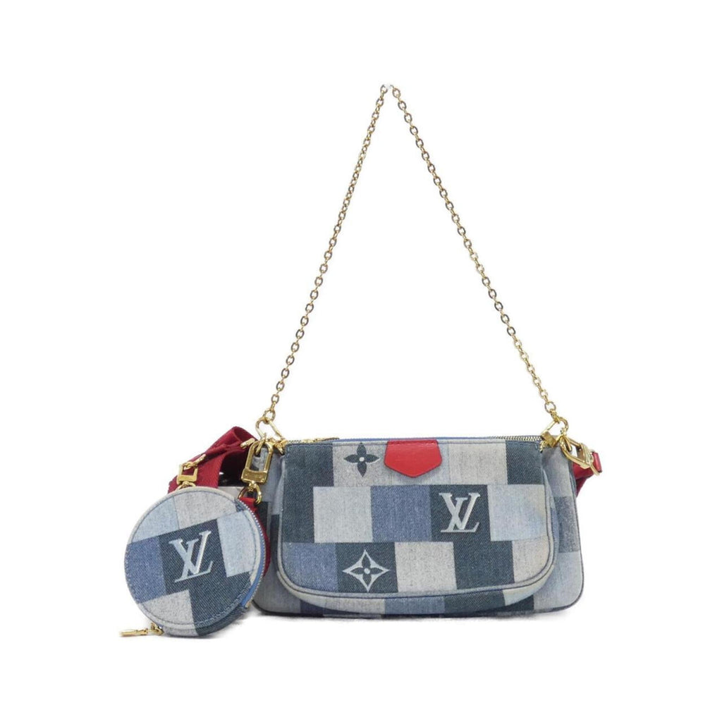 Louis Vuitton Rouge Canvas Pochette Pouch Shoulder Bag