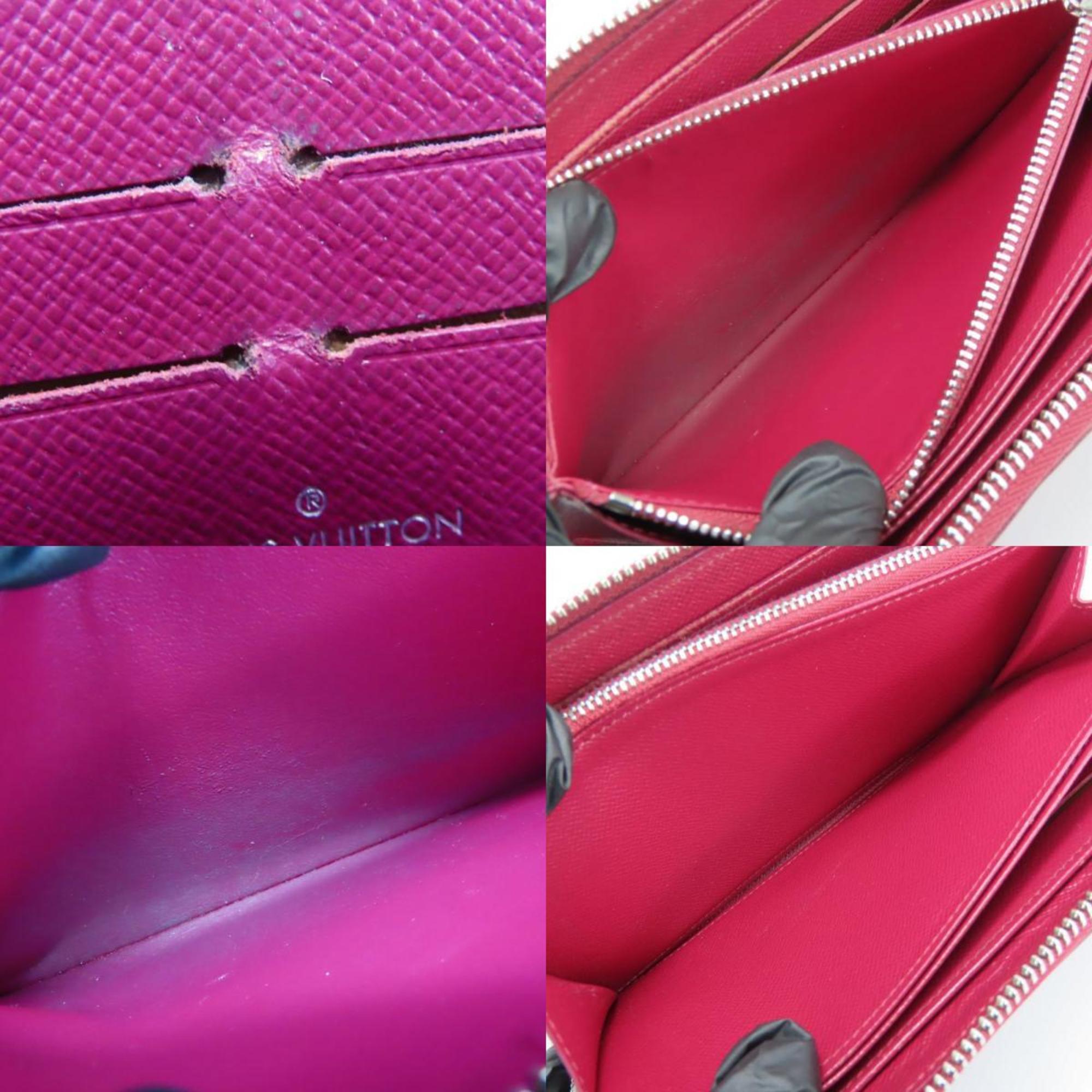 Louis Vuitton Bordeaux Fuchsia Epi Leather Long Wallet