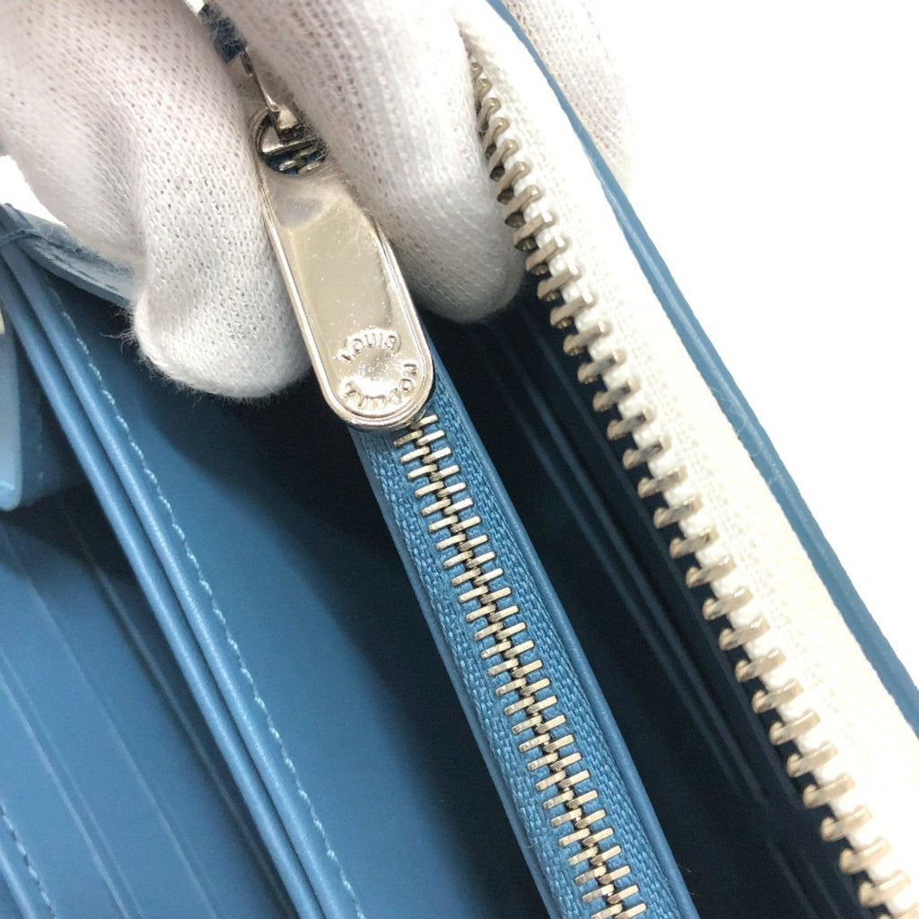 Louis Vuitton White Mahina Leather Long Wallet