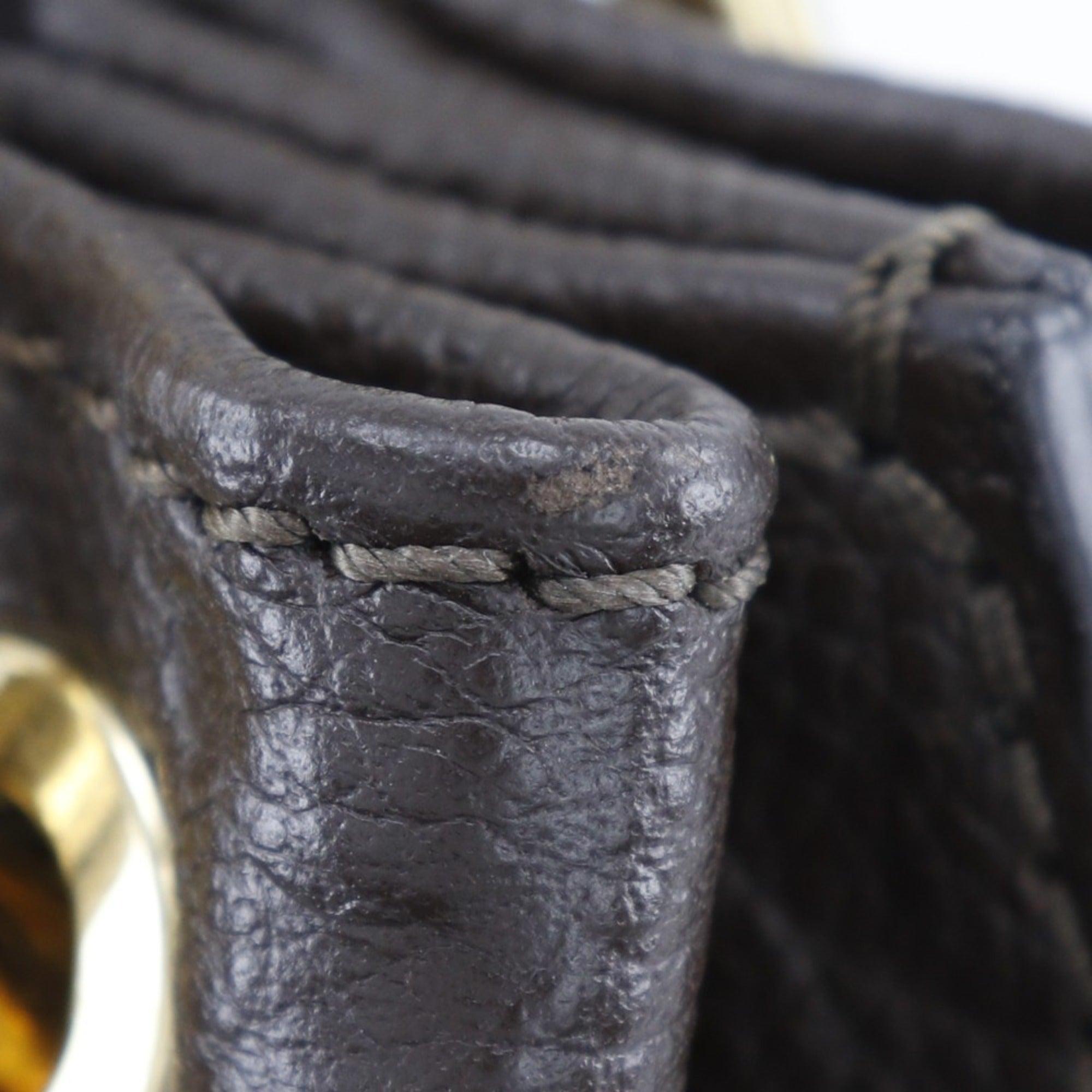 Louis Vuitton Brown Earth Monogram Empreinte Shoulder Bag