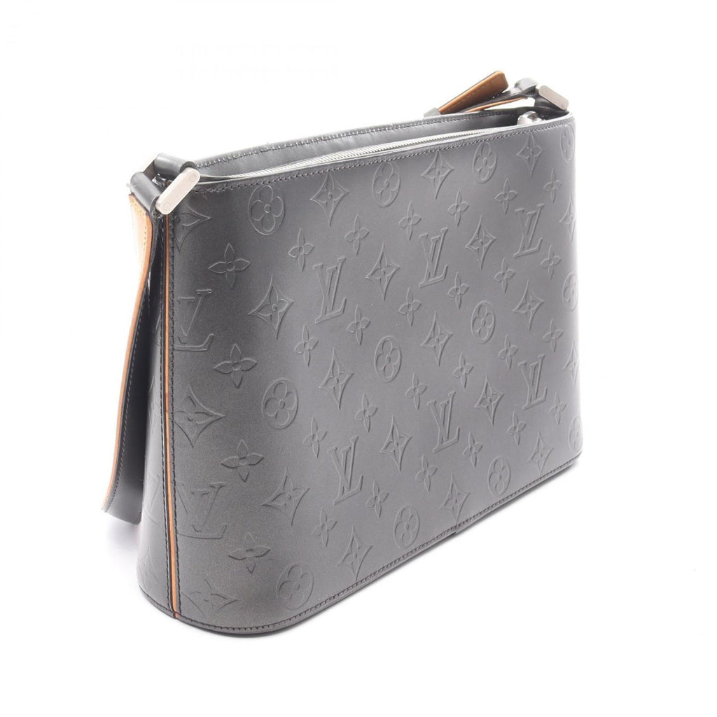 Louis Vuitton Black Leather Shoulder Bag